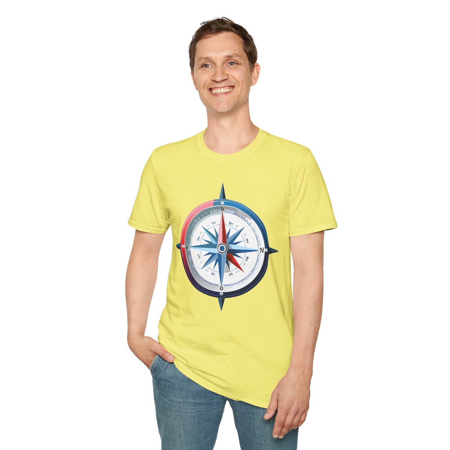 Compass T Shirt, Compass Shirt, Shirt with Compass, Navigator Shirt