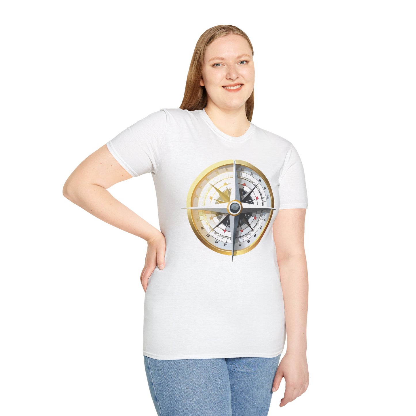 Compass T Shirt, Compass Shirt, Shirt with Compass, Navigator Shirt