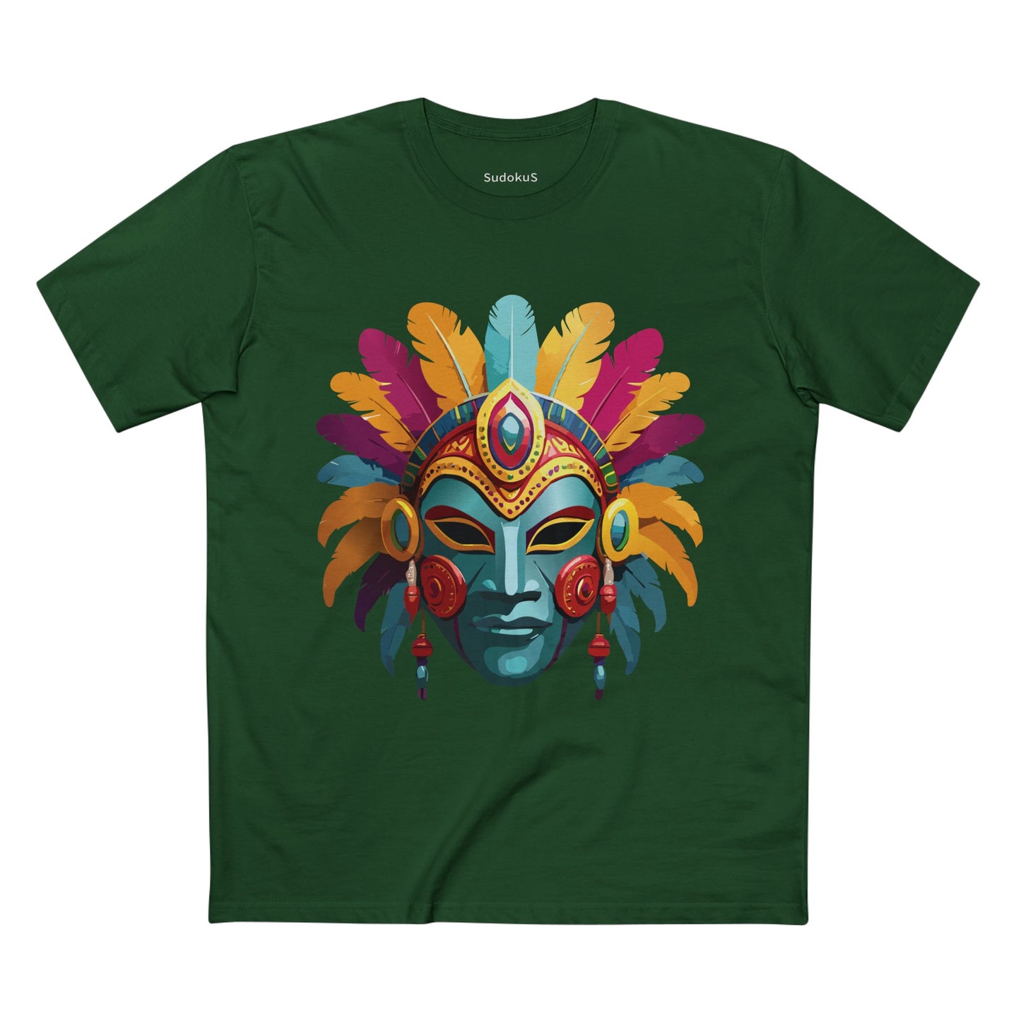 Mask Shirt, Shirt with Face - SudokuS