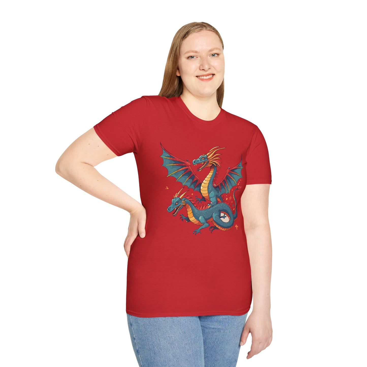Dragon T Shirt, Dragon Shirt, Shirt with Animals, Animal Shirt