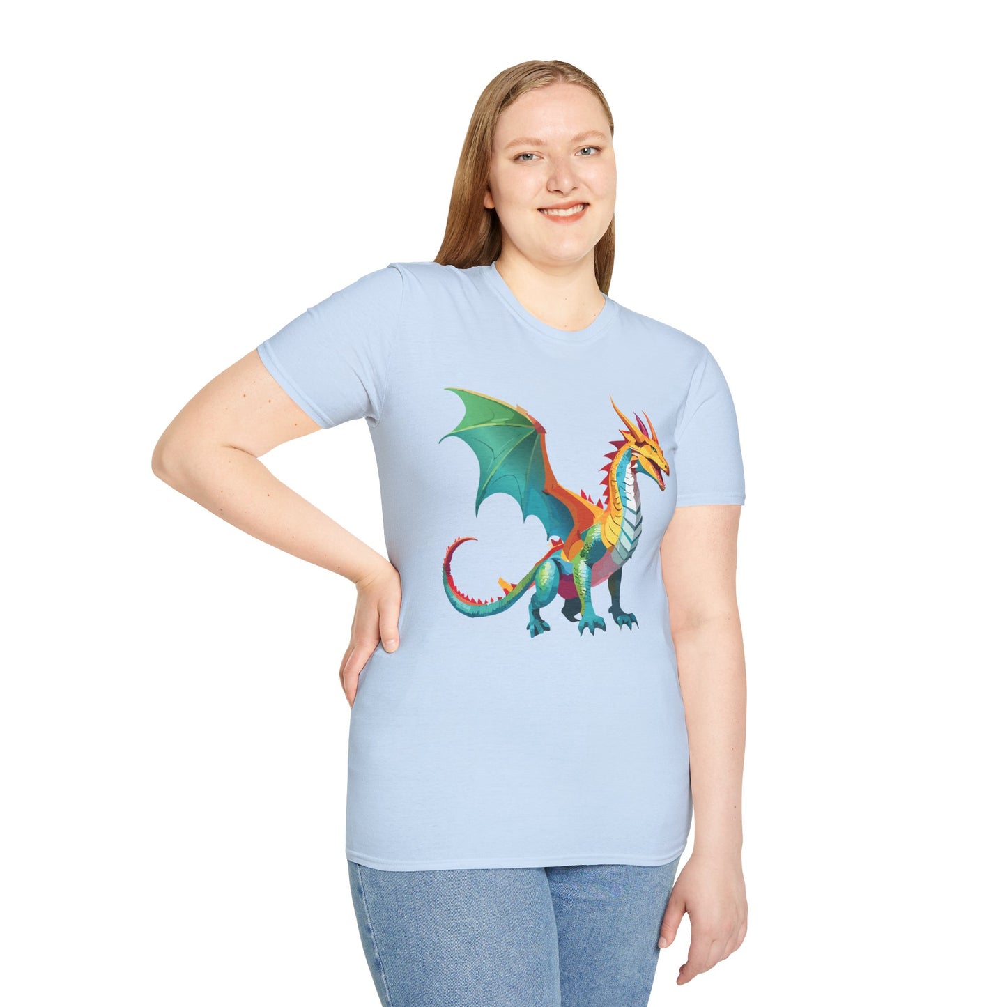 Dragon T Shirt, Dragon Shirt, Shirt with Animals, Animal Shirt