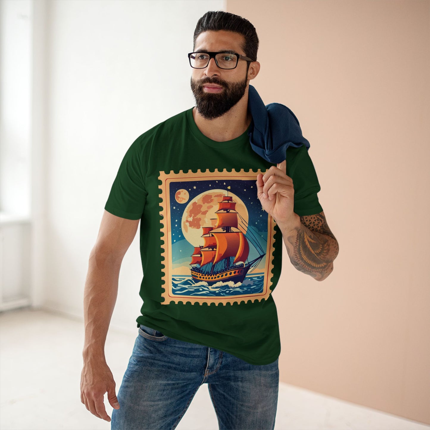Stamp Shirt, Postage Stamp Shirt