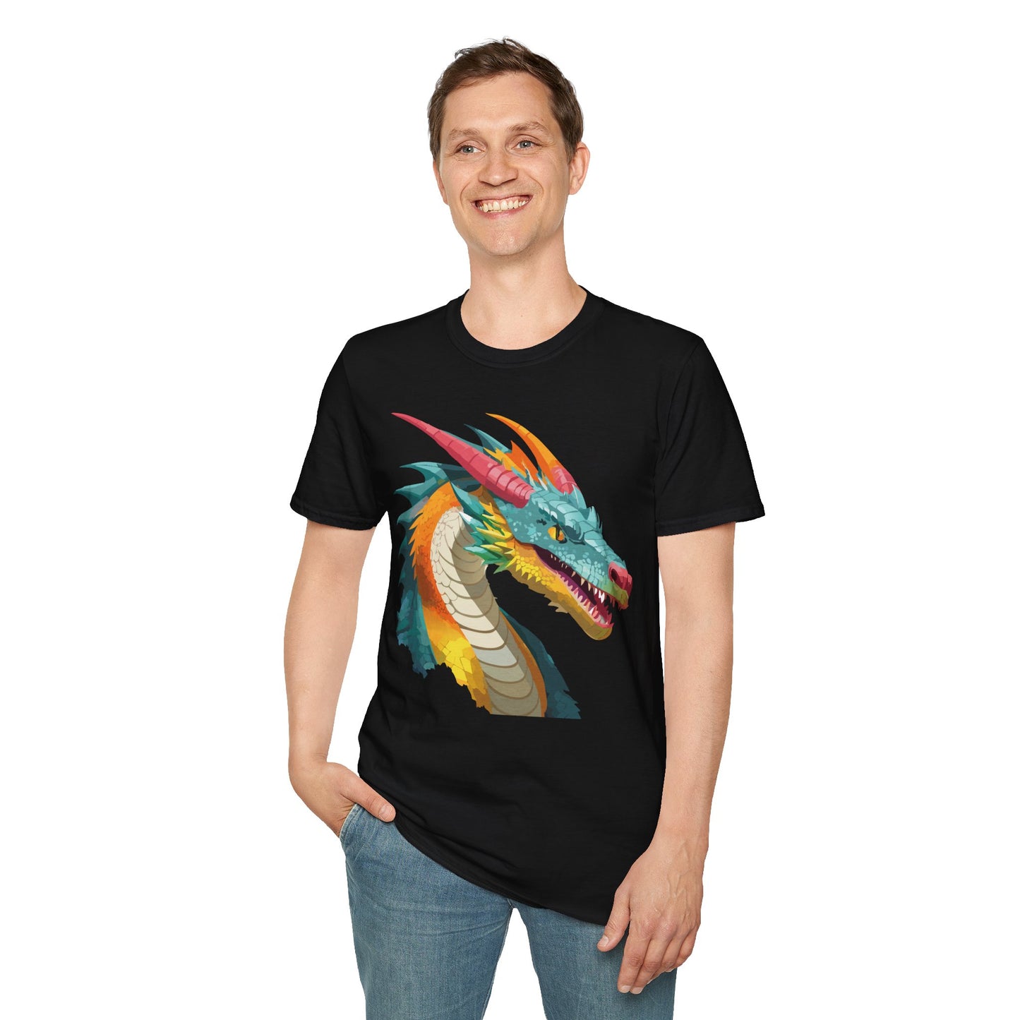 Dragon T Shirt, Dragon Shirt, Shirt with Animals, Animal Shirt