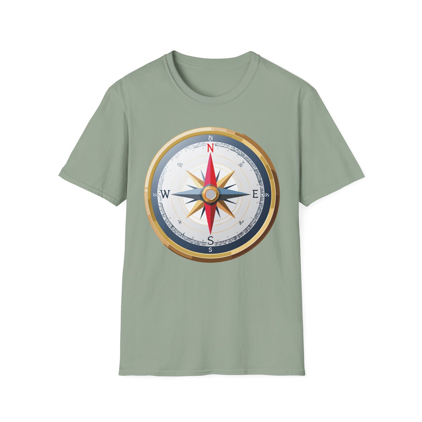 Compass T Shirt, Compass Shirt, Shirt with Compass, Navigator Shirt