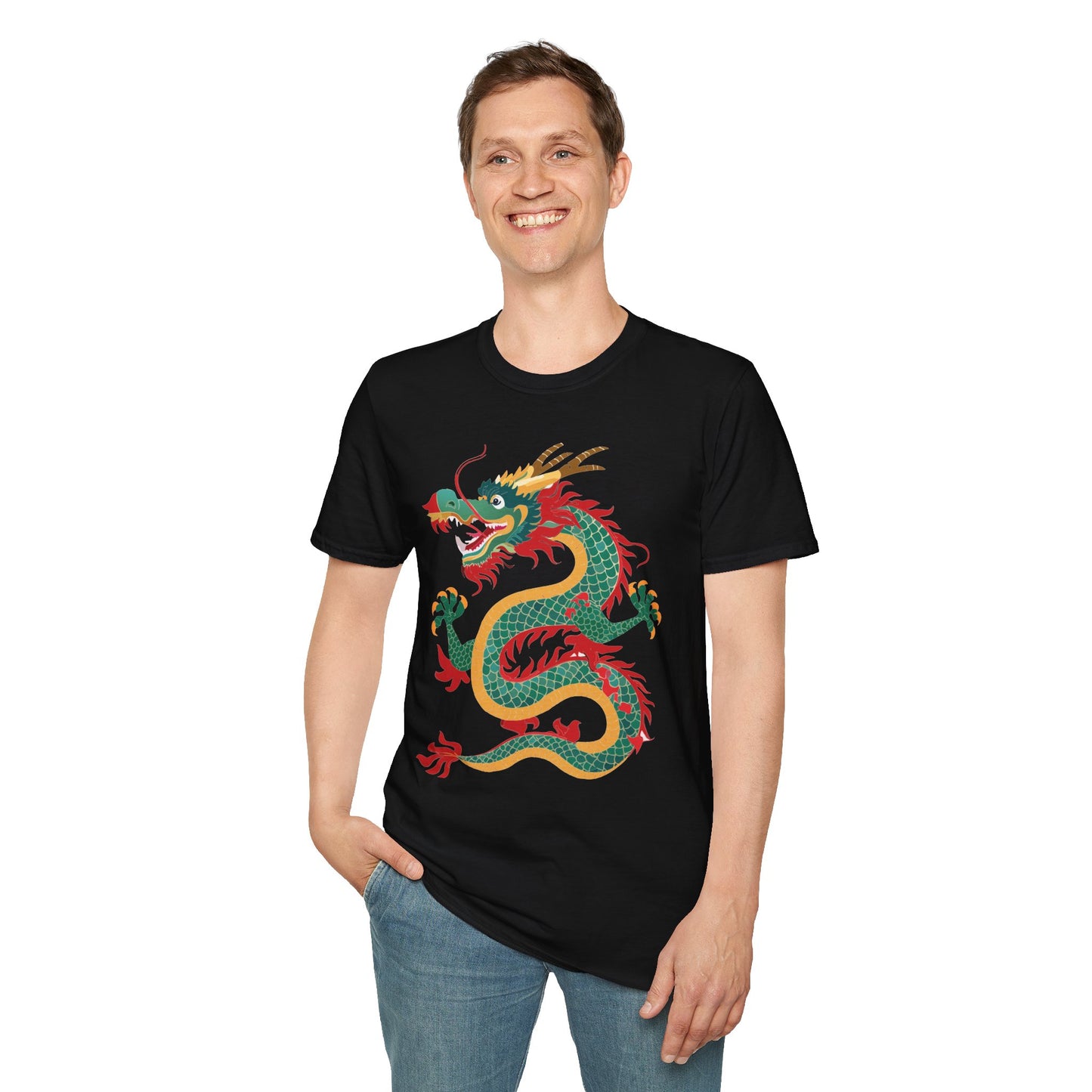 Dragon T Shirt, Dragon Shirt, Shirt with Animals, Animal Shirt