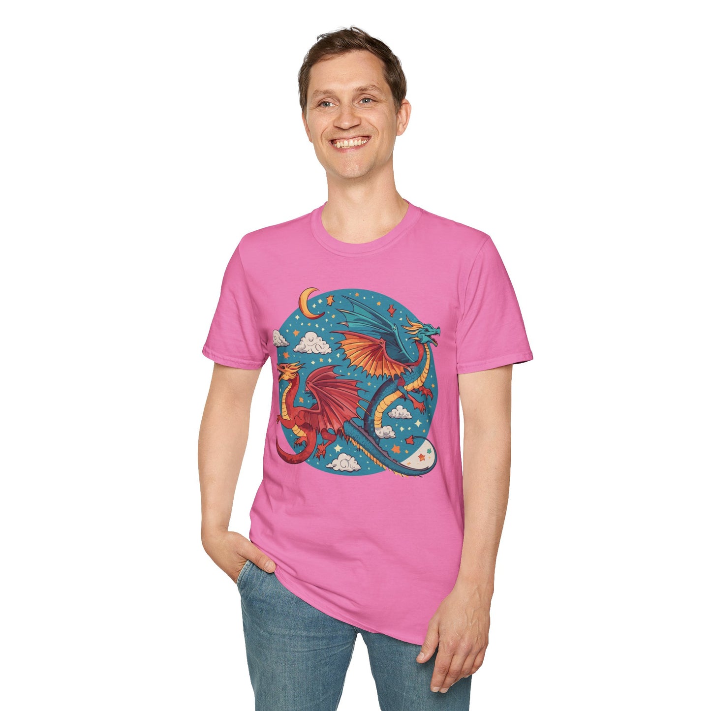 Dragon T Shirt, Dragon Shirt, Shirt with Animals, Animal Shirt