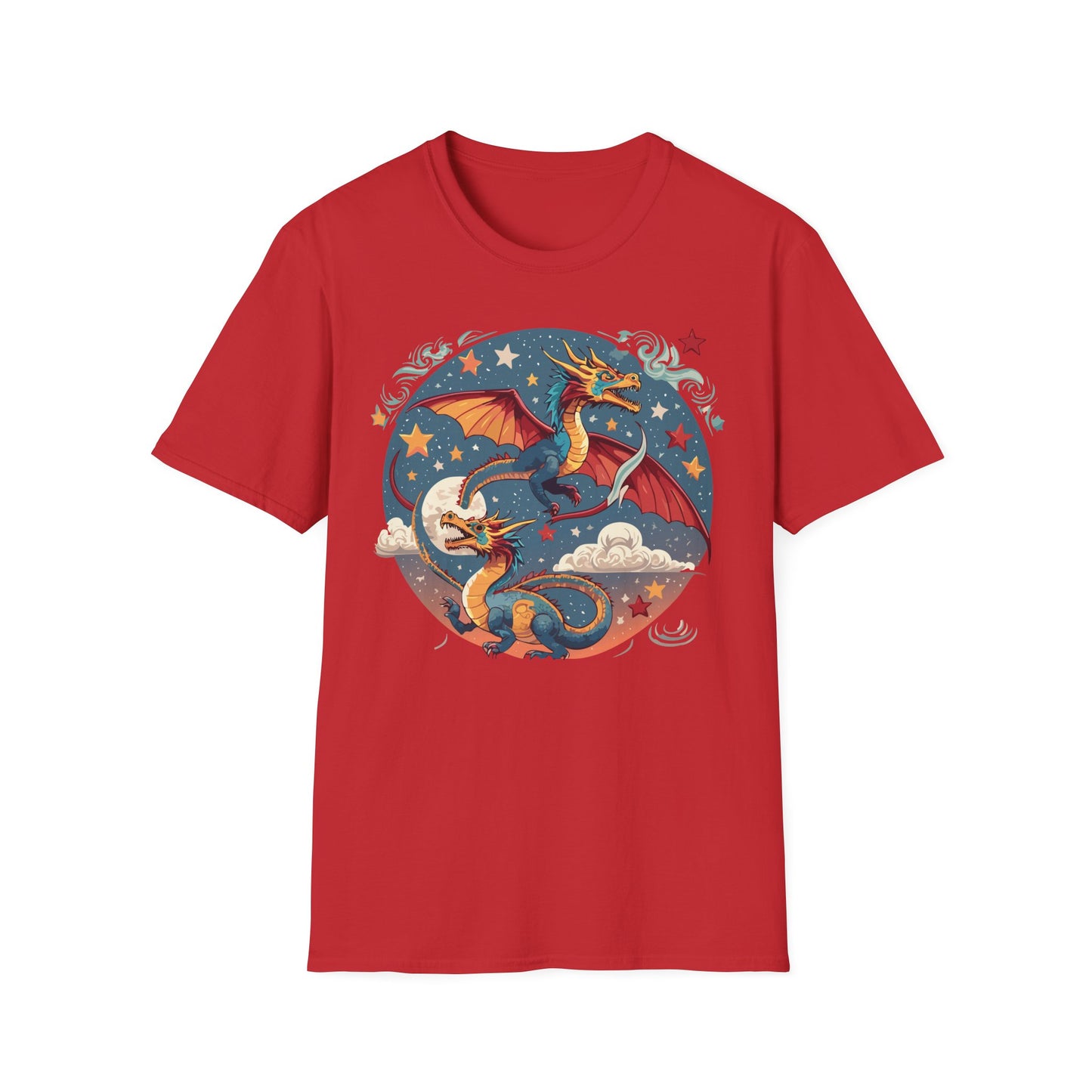 Dragon T Shirt, Dragon Shirt, Shirt with Animals, Animal Shirt