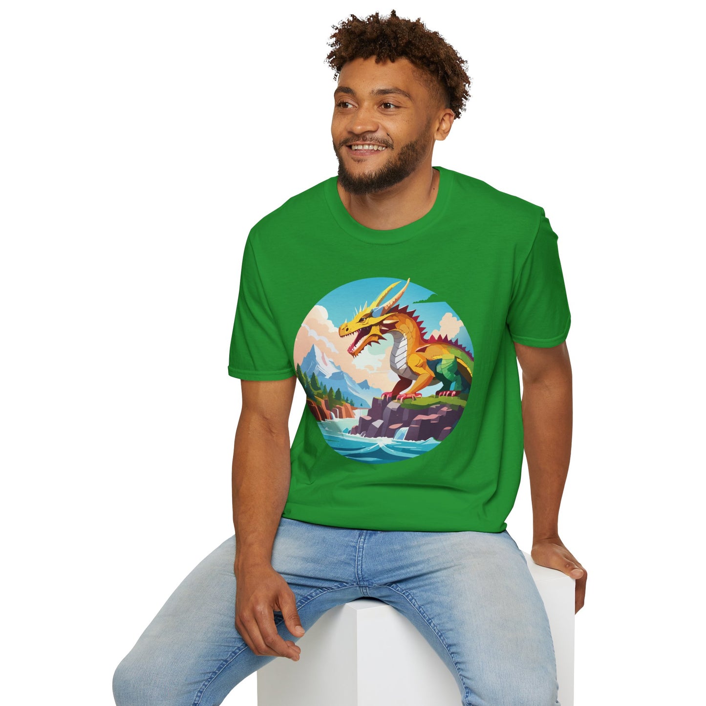 Dragon T Shirt, Dragon Shirt, Shirt with Animals, Animal Shirt