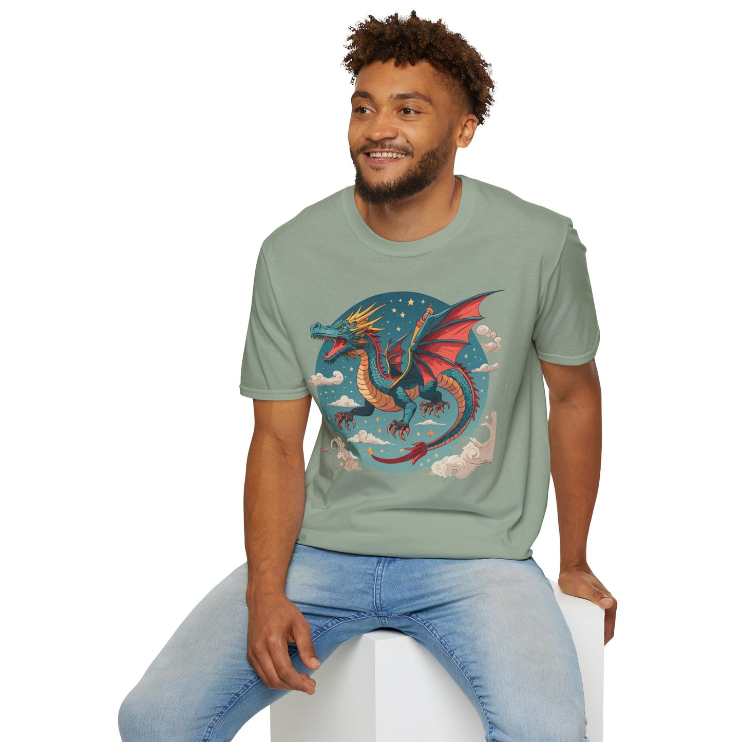Dragon T Shirt, Dragon Shirt, Shirt with Animals, Animal Shirt