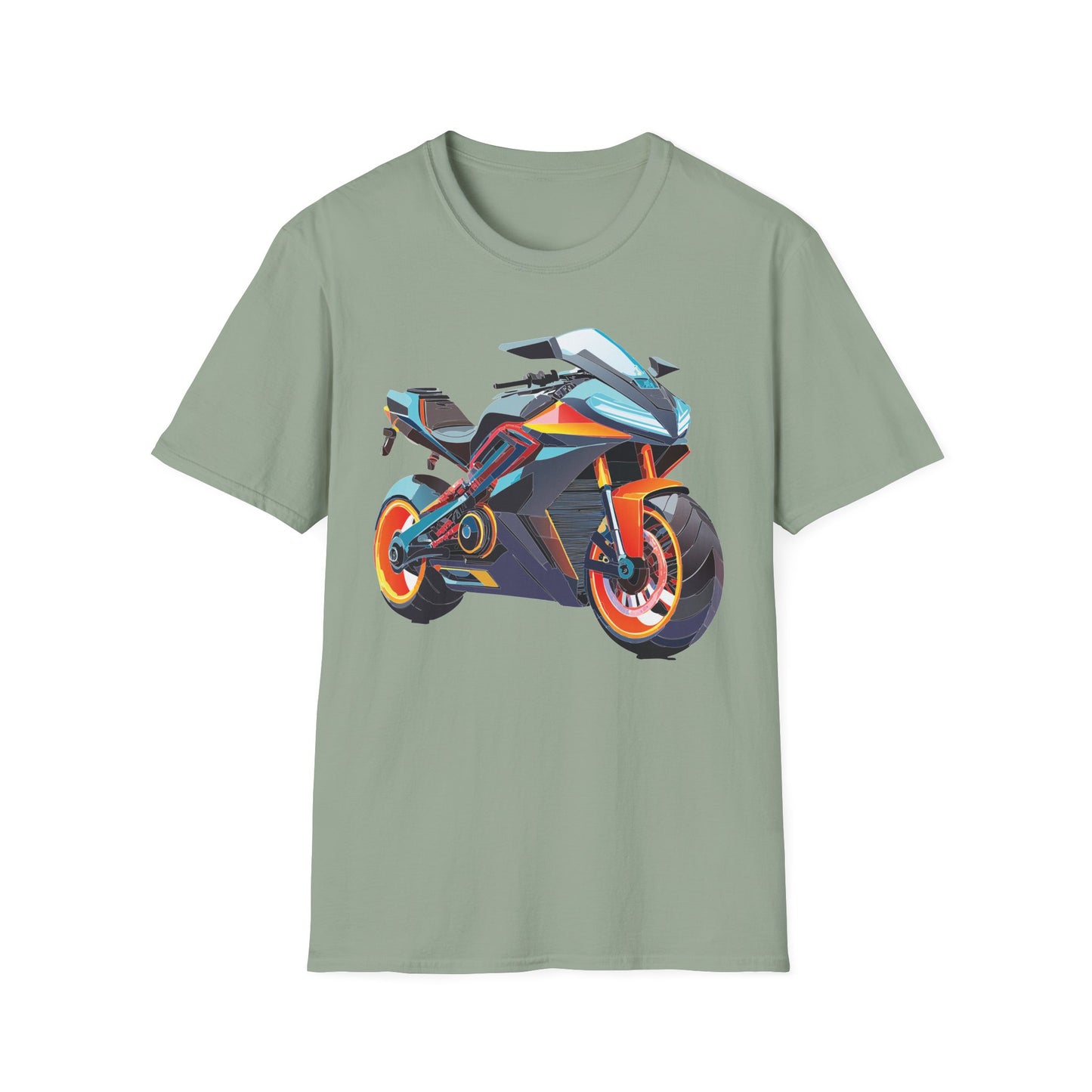 Bike T Shirt, Moto Shirt, Shirt with Motorcycle, MTB T Shirts