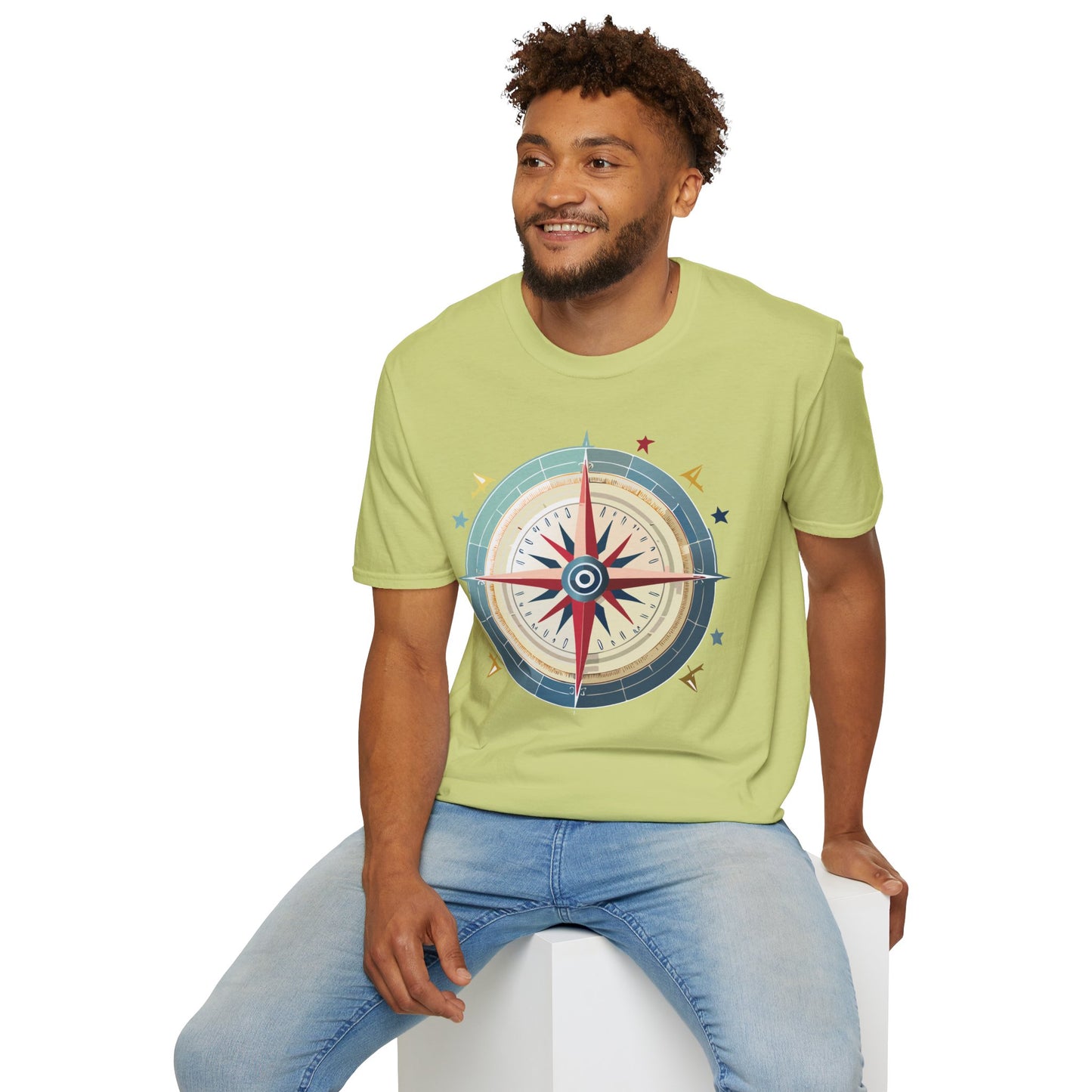 Compass T Shirt, Compass Shirt, Shirt with Compass, Navigator Shirt