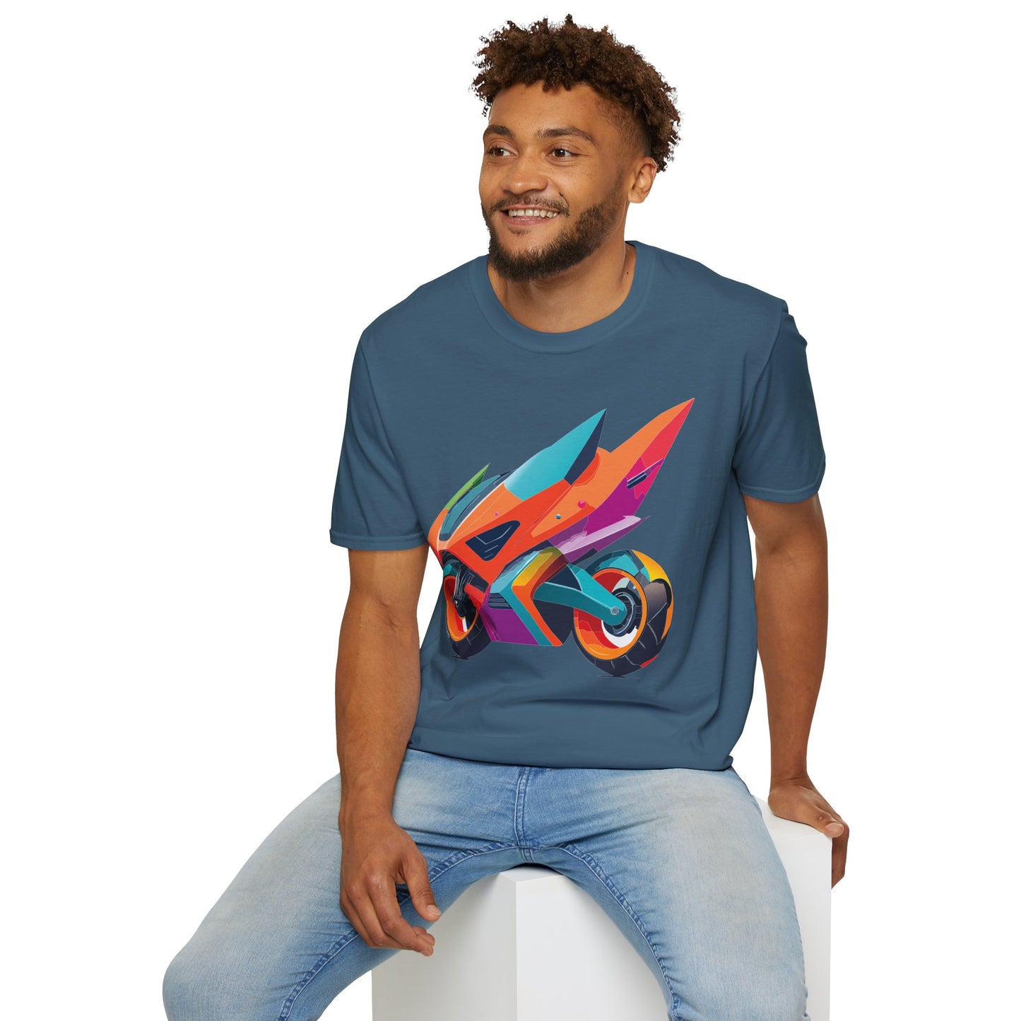 Bike T Shirt, Moto Shirt, Shirt with Motorcycle, MTB T Shirts