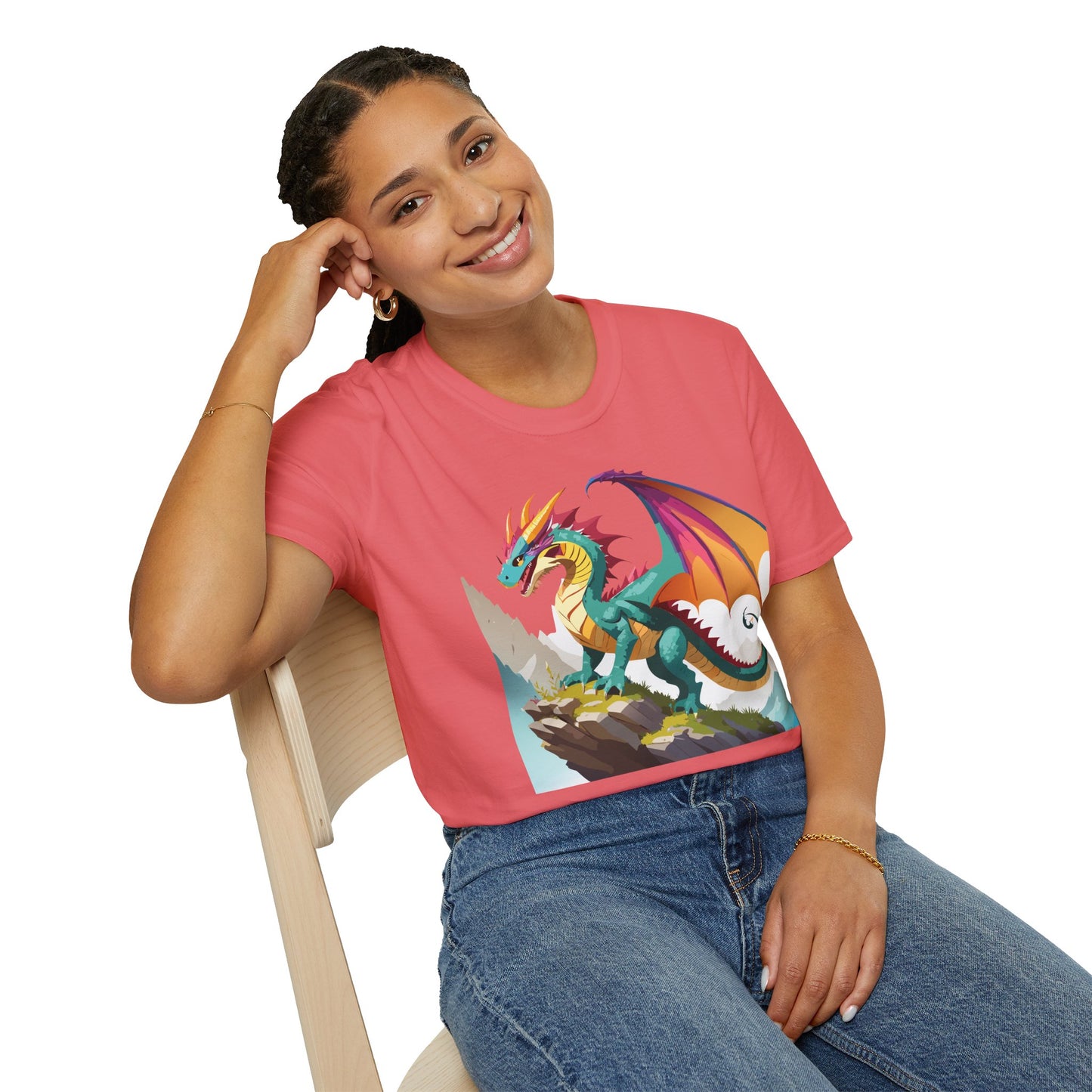 Dragon T Shirt, Dragon Shirt, Shirt with Animals, Animal Shirt