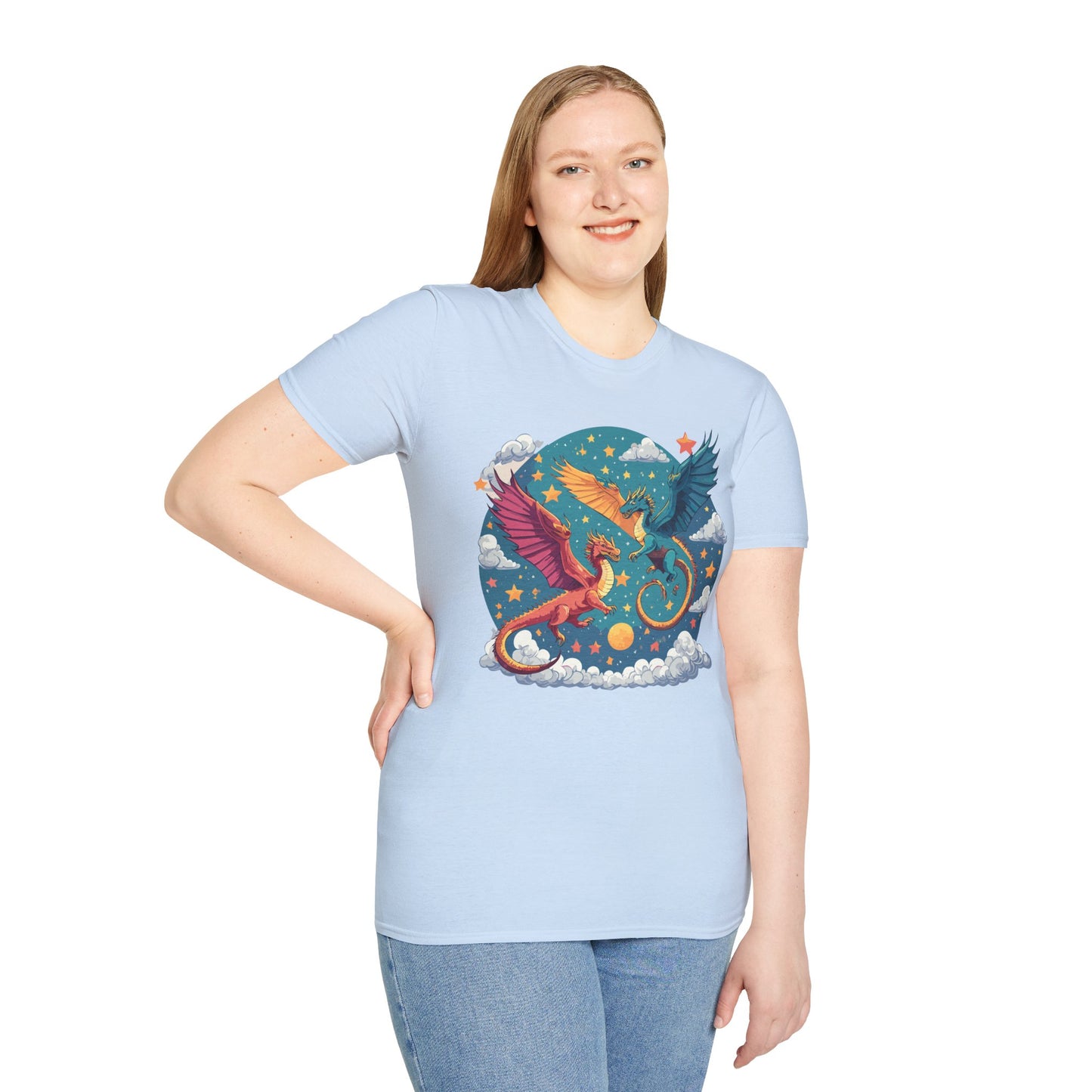 Dragon T Shirt, Dragon Shirt, Shirt with Animals, Animal Shirt