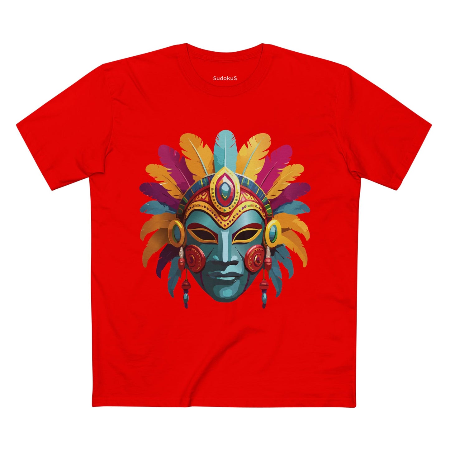 Mask Shirt, Shirt with Face - SudokuS
