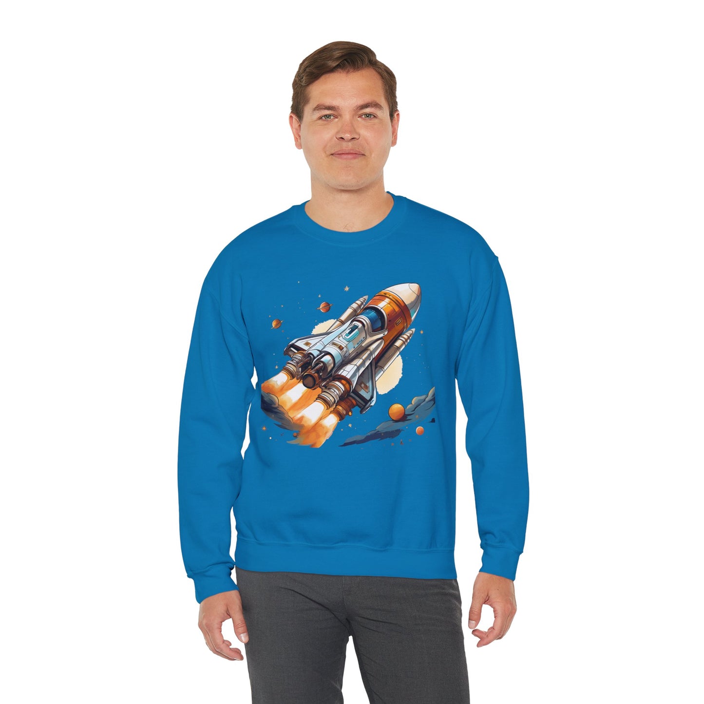 Space Shuttle Sweatshirt, Cosmic Sweatshirt, Astronaut Sweatshirt, Space Cosmic Sweatshirt