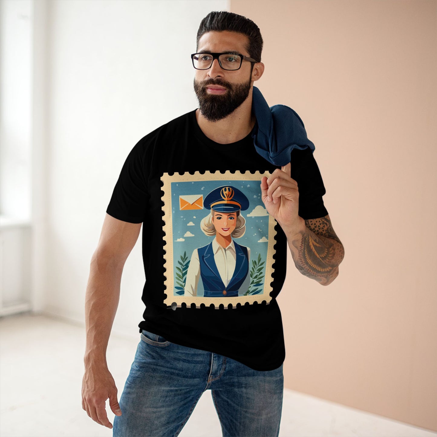 Stamp Shirt, Postage Stamp Shirt