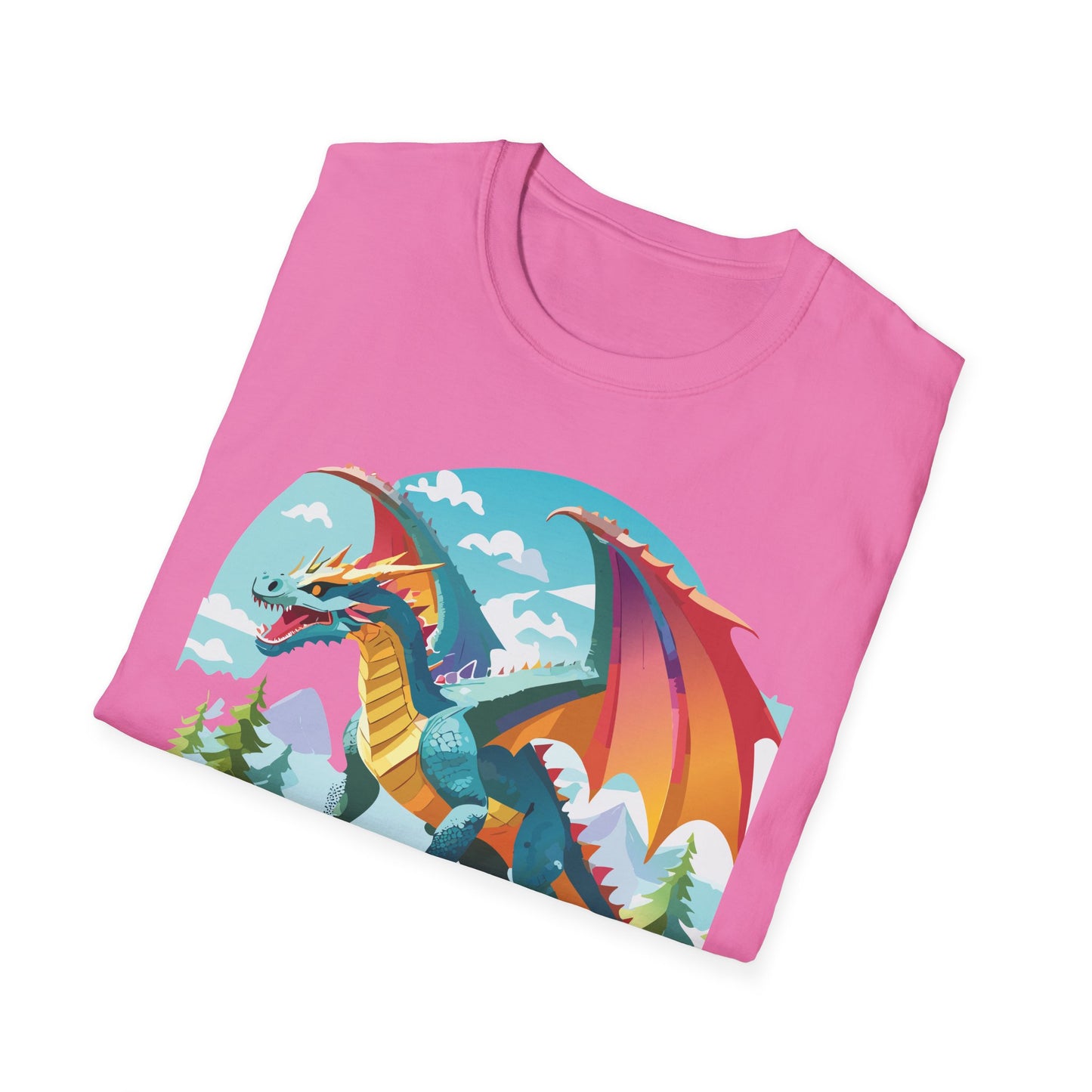 Dragon T Shirt, Dragon Shirt, Shirt with Animals, Animal Shirt