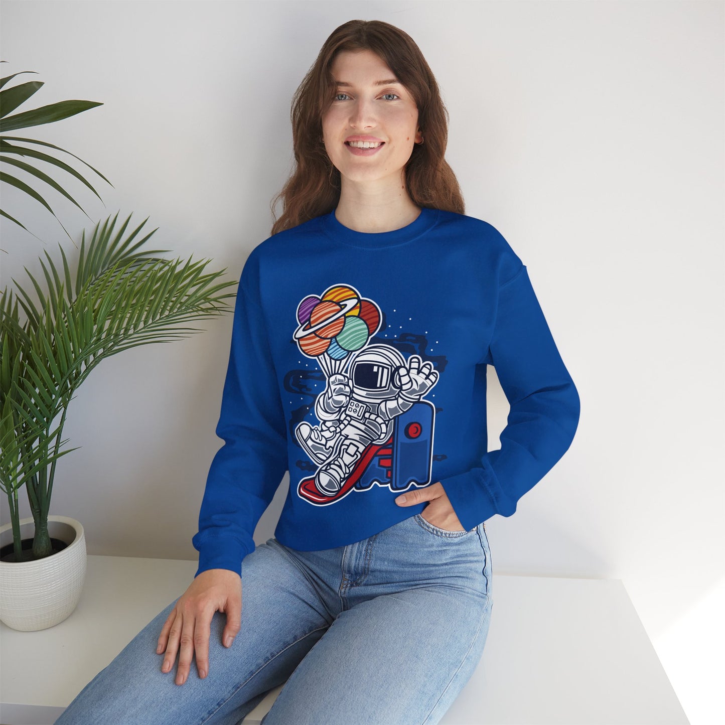 Space Shuttle Sweatshirt, Cosmic Sweatshirt, Astronaut Sweatshirt, Space Cosmic Sweatshirt