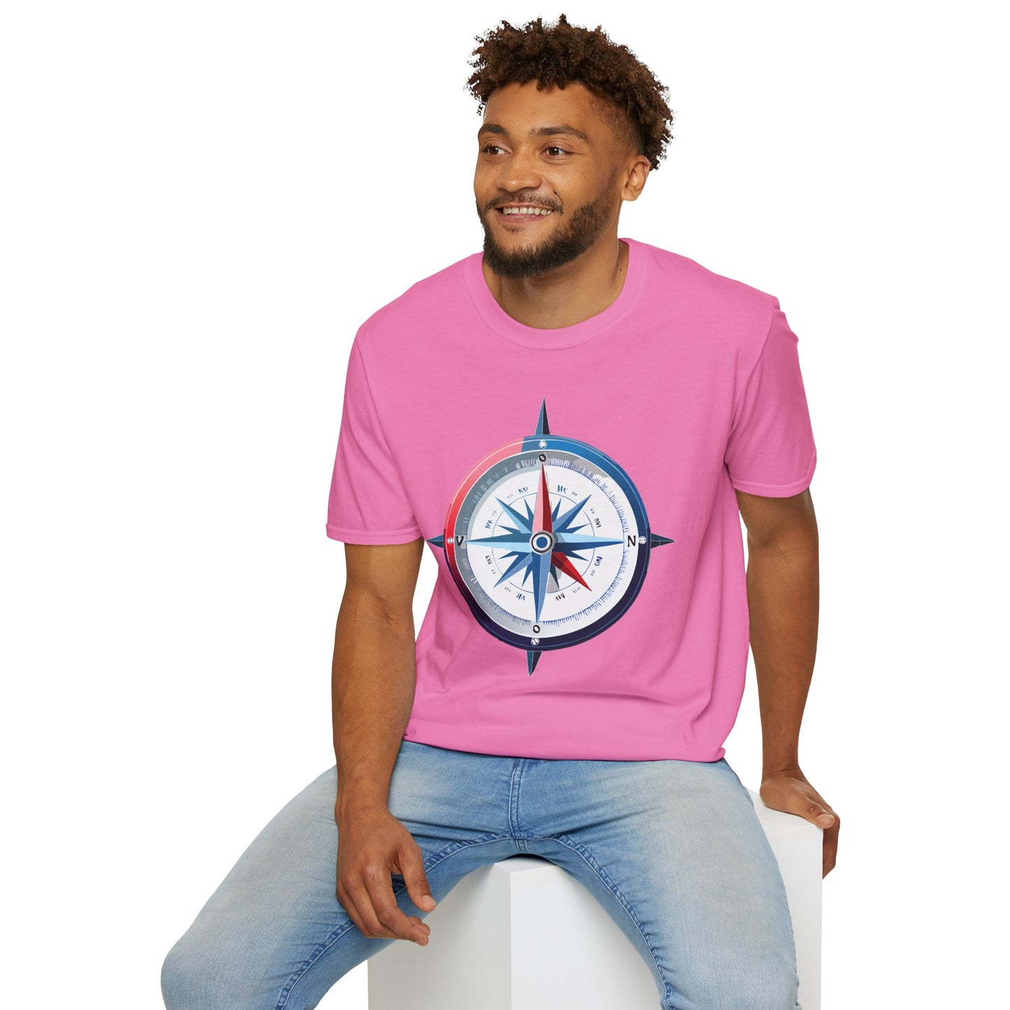 Compass T Shirt, Compass Shirt, Shirt with Compass, Navigator Shirt