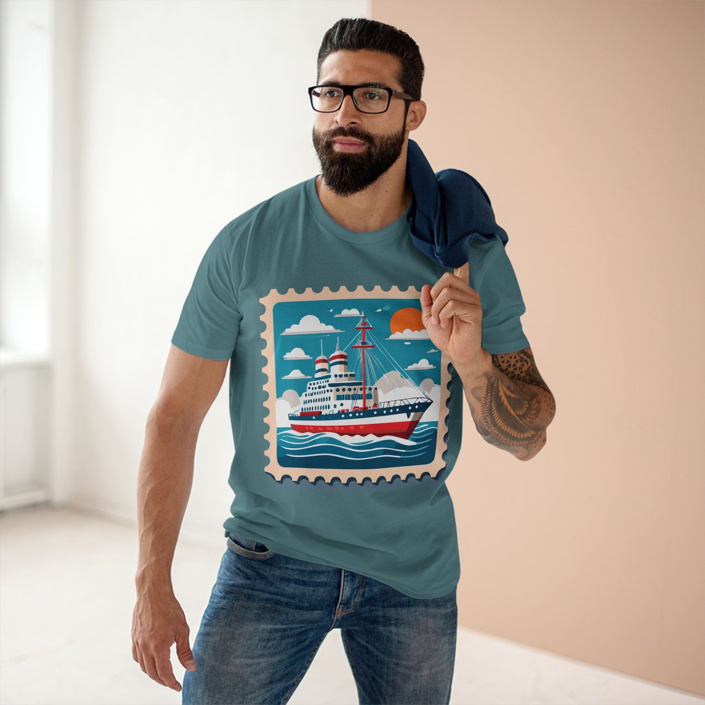 Stamp Shirt, Postage Stamp Shirt