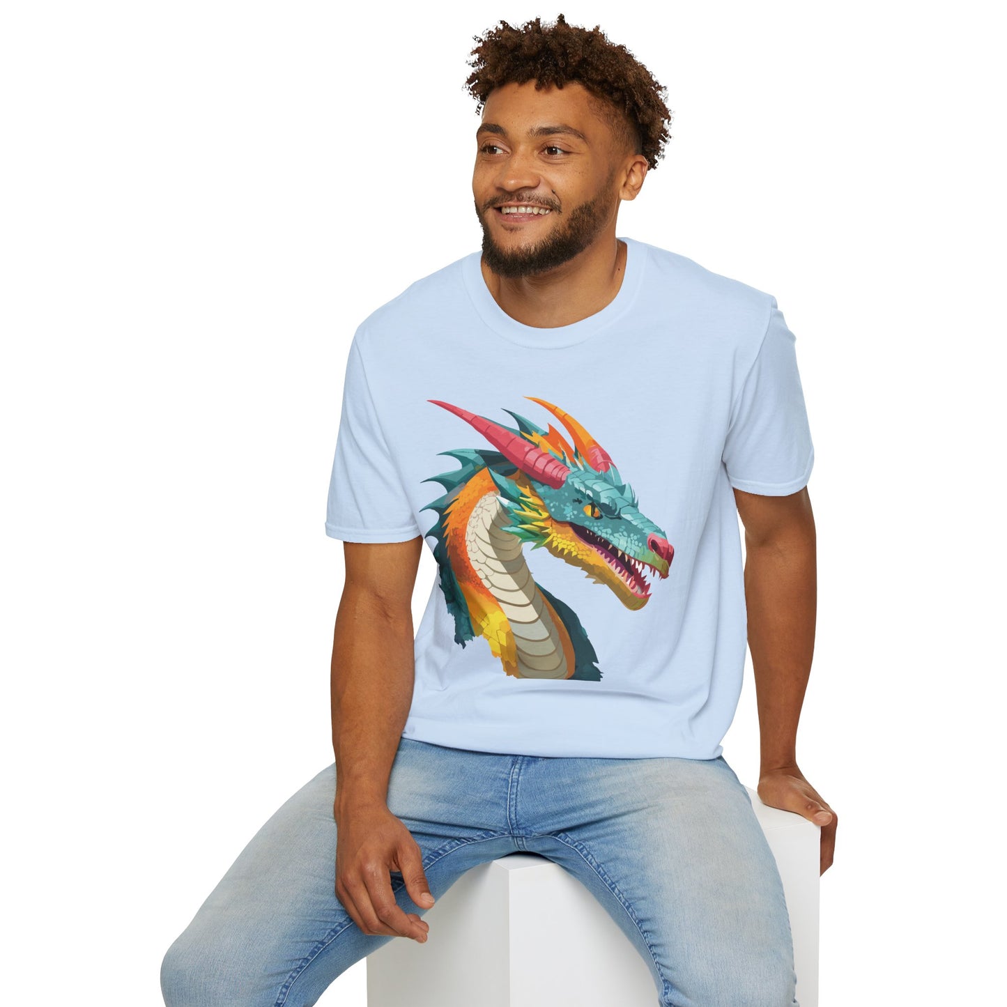 Dragon T Shirt, Dragon Shirt, Shirt with Animals, Animal Shirt