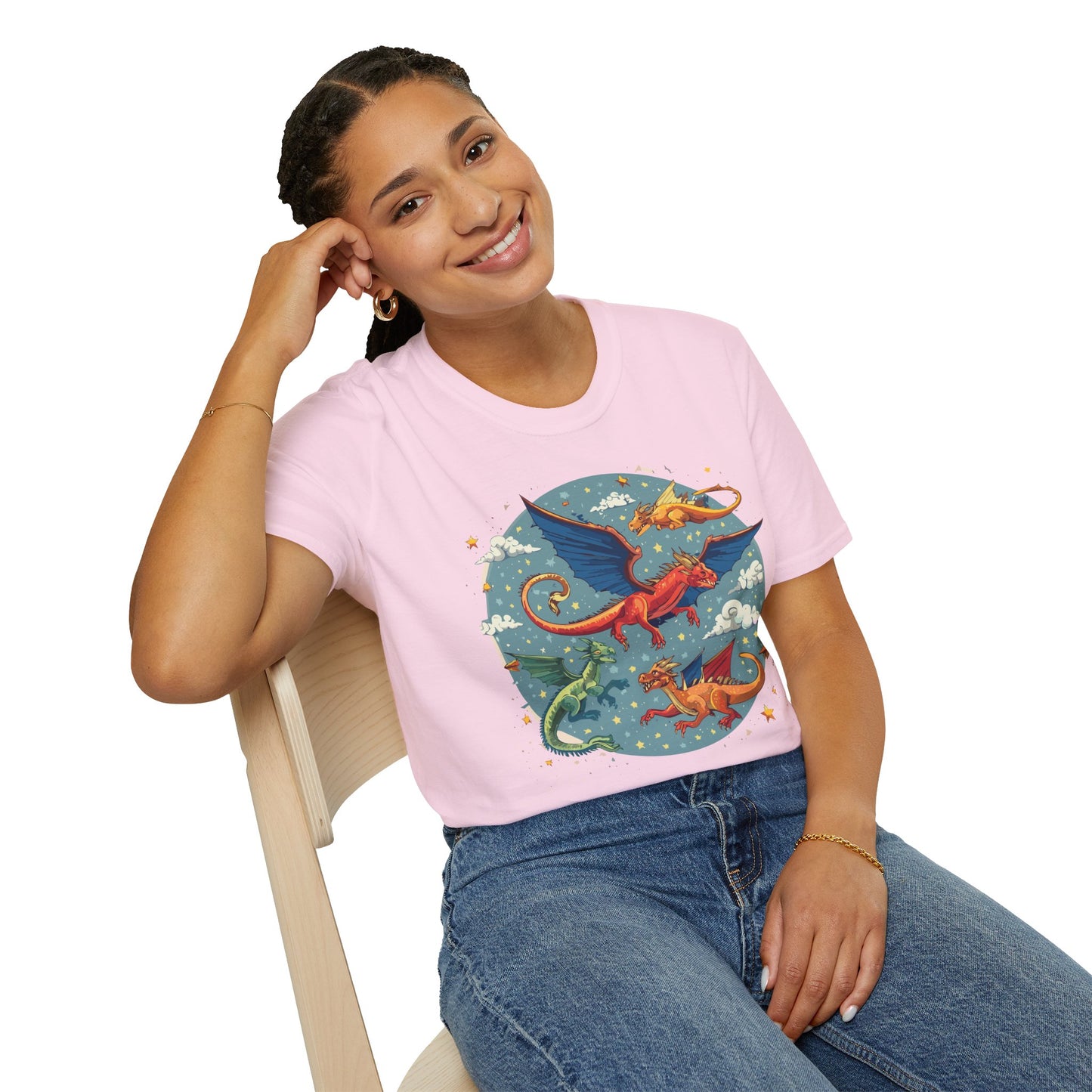 Dragon T Shirt, Dragon Shirt, Shirt with Animals, Animal Shirt