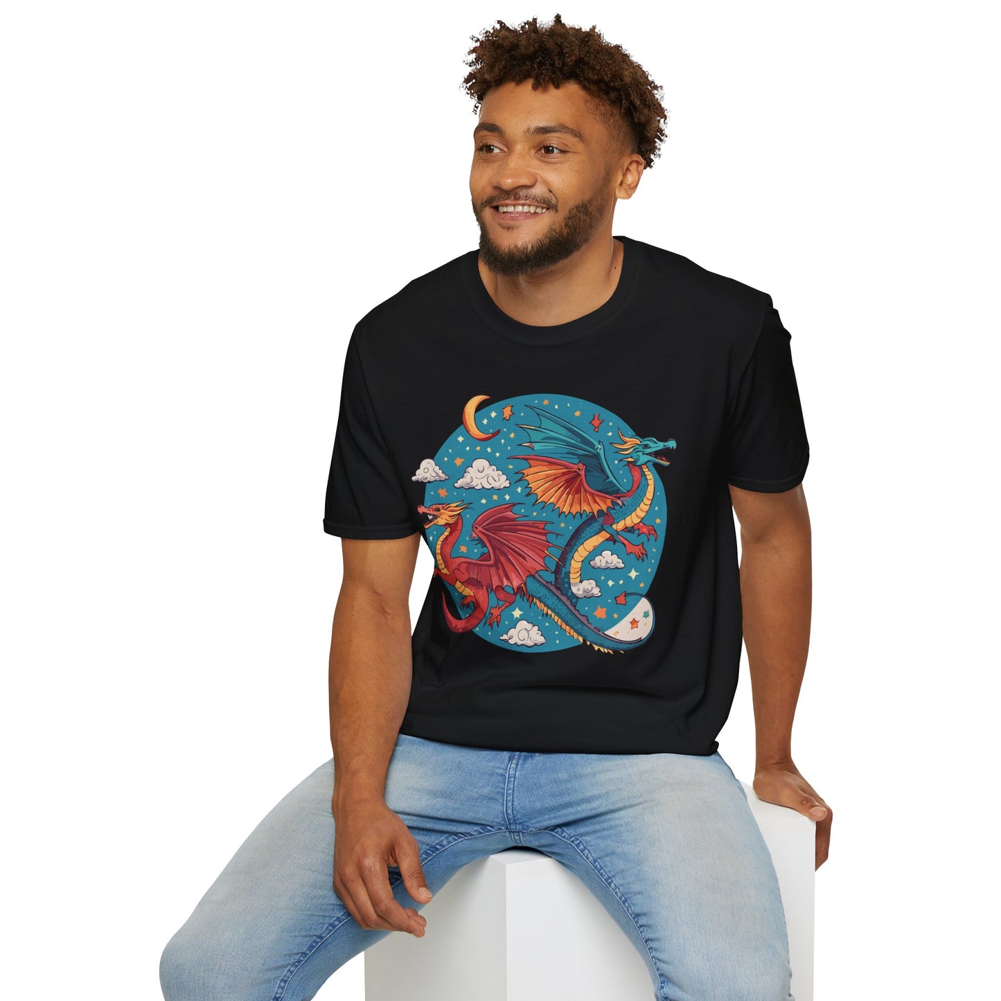 Dragon T Shirt, Dragon Shirt, Shirt with Animals, Animal Shirt