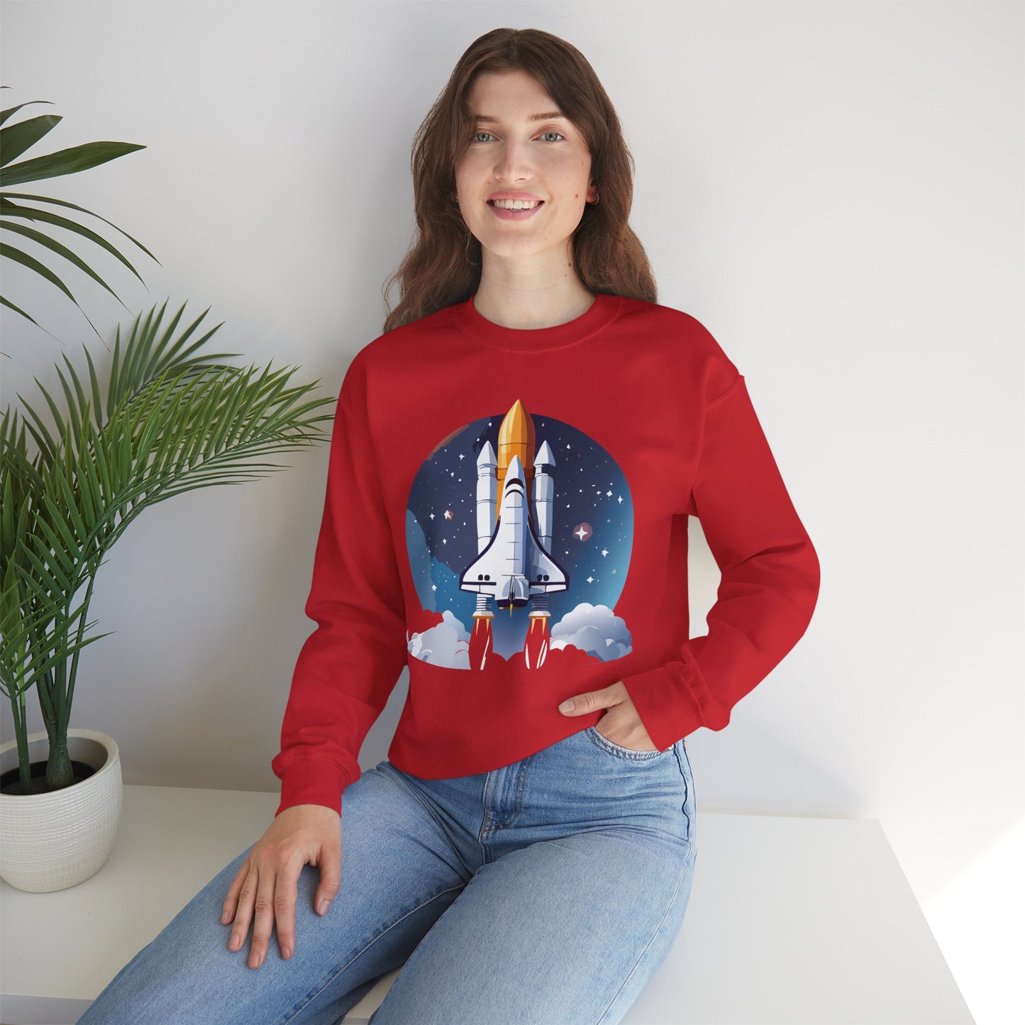 Space Shuttle Sweatshirt, Cosmic Sweatshirt, Astronaut Sweatshirt, Space Cosmic Sweatshirt