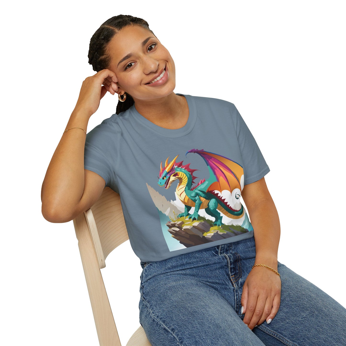 Dragon T Shirt, Dragon Shirt, Shirt with Animals, Animal Shirt