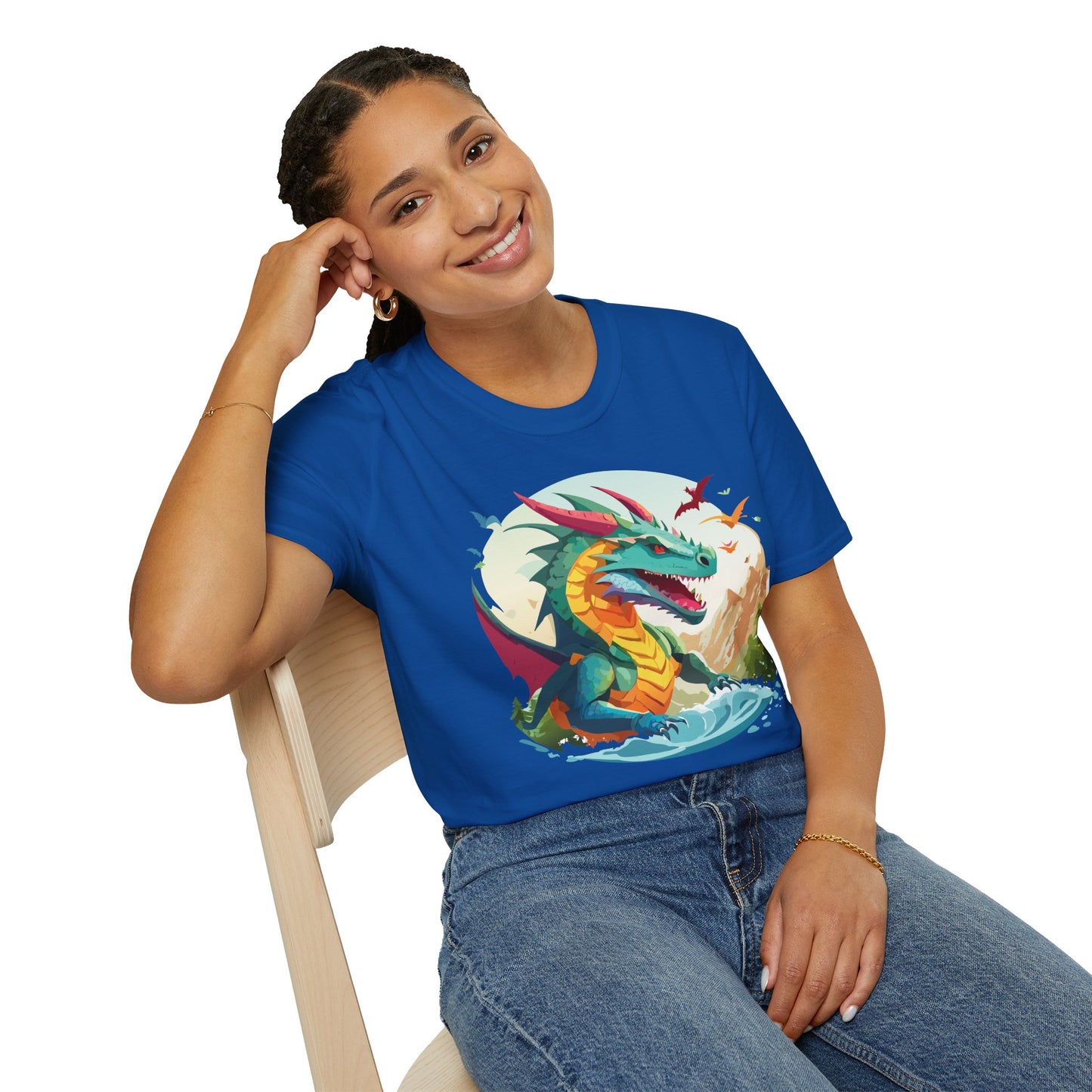Dragon T Shirt, Dragon Shirt, Shirt with Animals, Animal Shirt