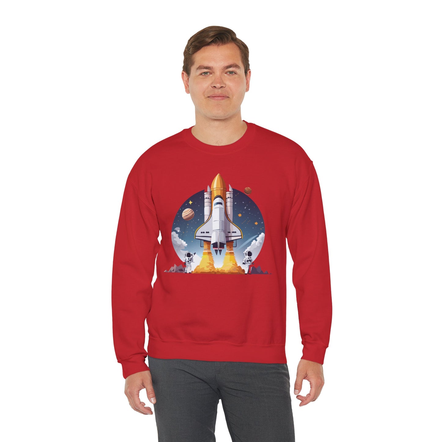 Space Shuttle Sweatshirt, Cosmic Sweatshirt, Astronaut Sweatshirt, Space Cosmic Sweatshirt