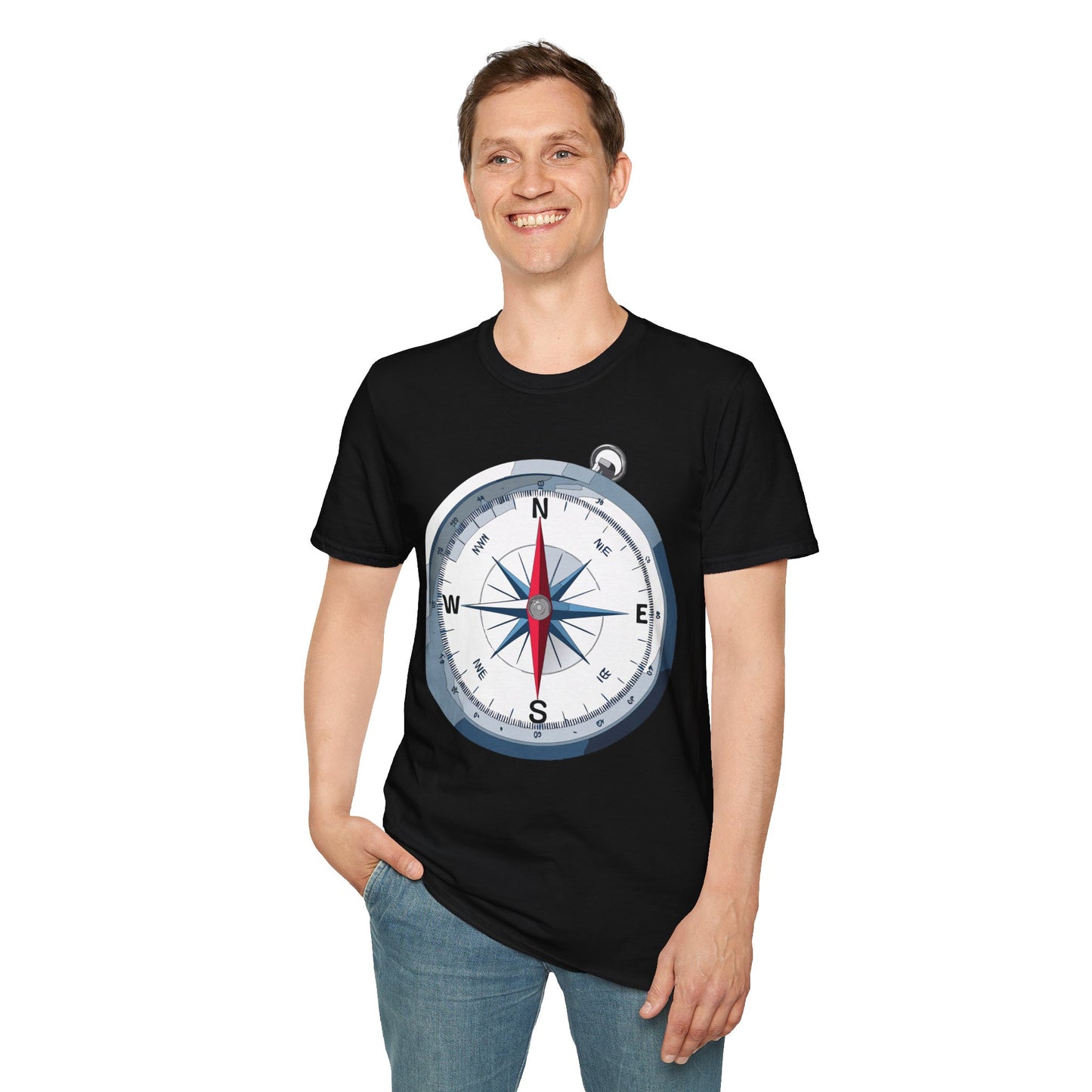 Compass T Shirt, Compass Shirt, Shirt with Compass, Navigator Shirt