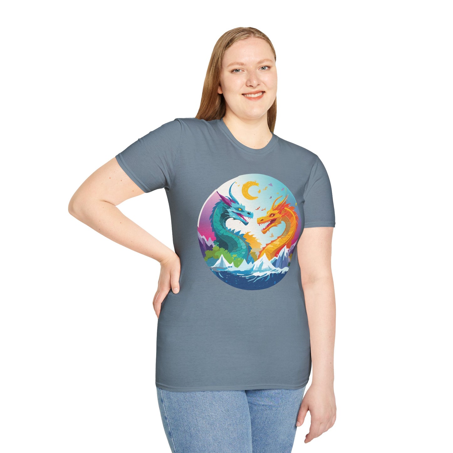 Dragon T Shirt, Dragon Shirt, Shirt with Animals, Animal Shirt