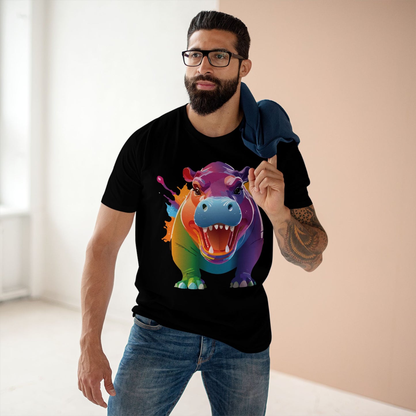 Animal Shirt, Hippo Shirt - SudokuS