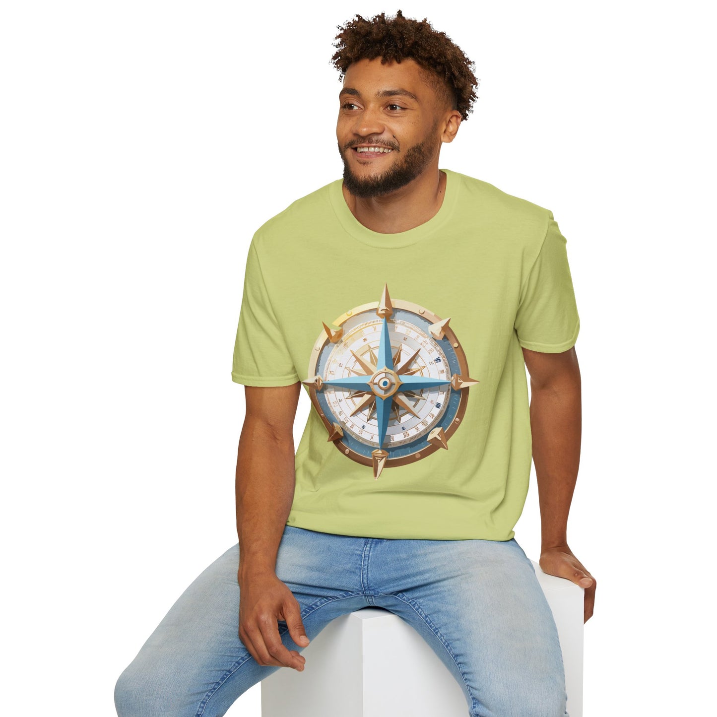Compass T Shirt, Compass Shirt, Shirt with Compass, Navigator Shirt