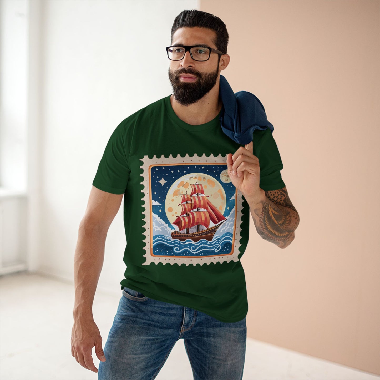 Stamp Shirt, Postage Stamp Shirt
