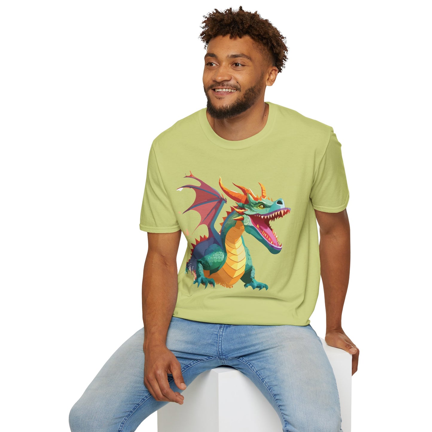 Dragon T Shirt, Dragon Shirt, Shirt with Animals, Animal Shirt