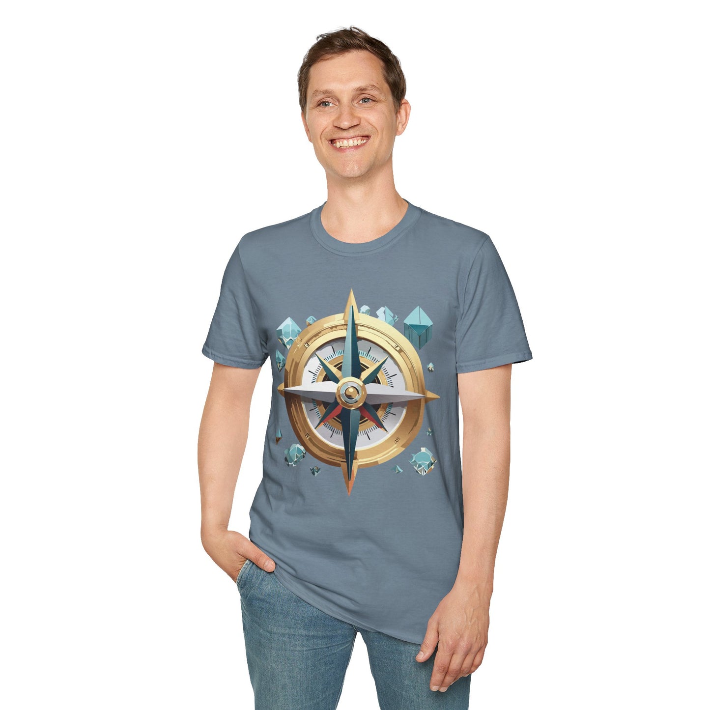 Compass T Shirt, Compass Shirt, Shirt with Compass, Navigator Shirt