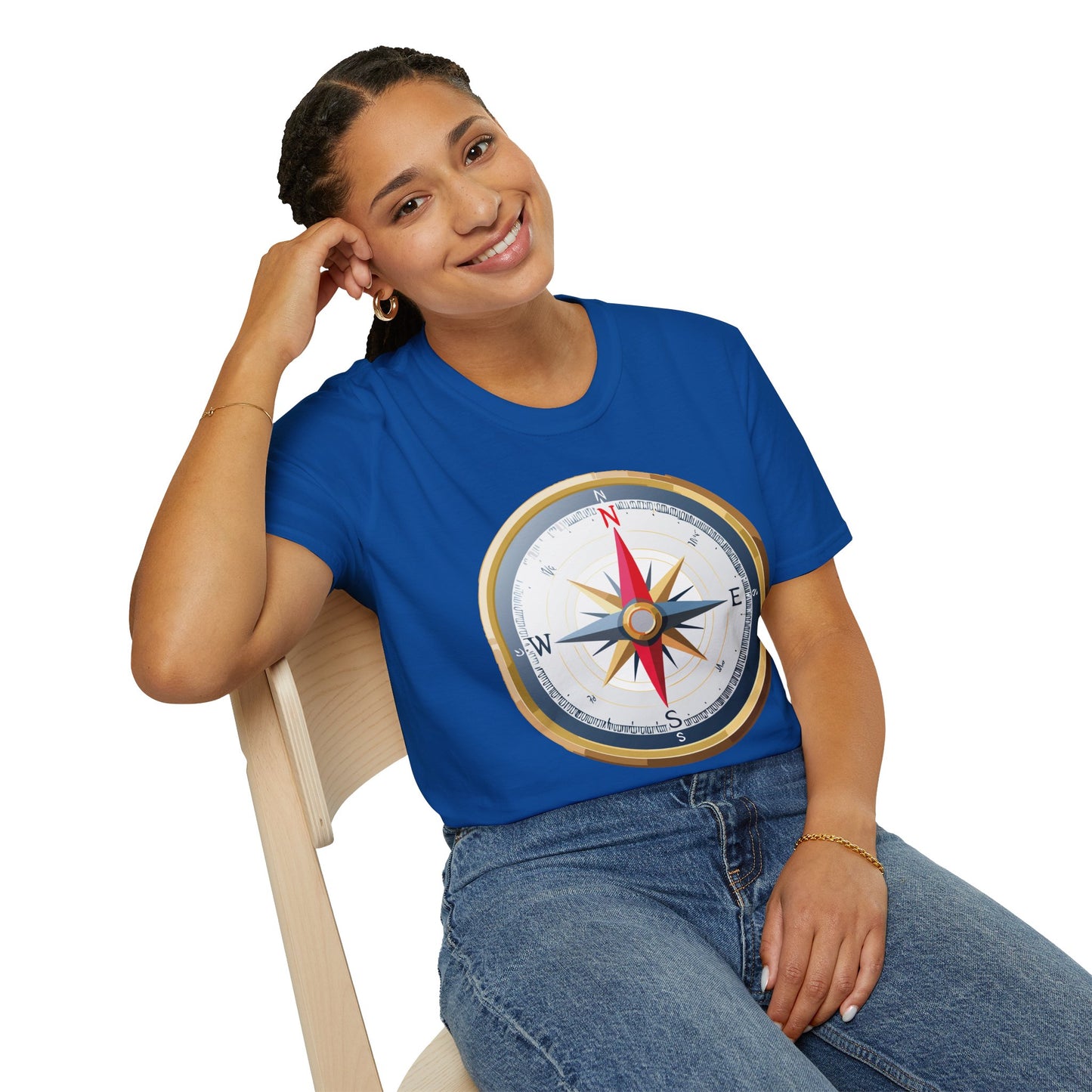 Compass T Shirt, Compass Shirt, Shirt with Compass, Navigator Shirt