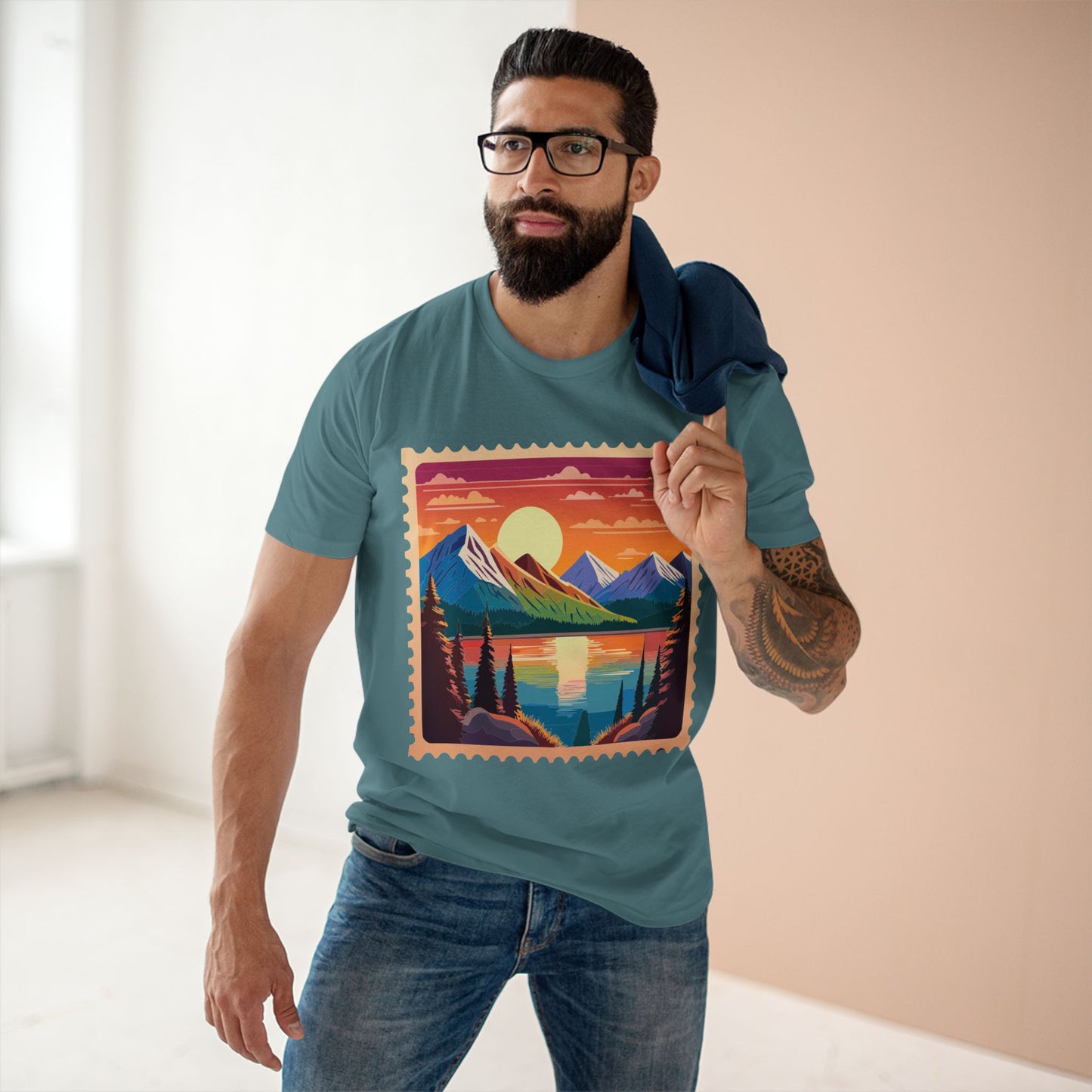 Stamp Shirt, Postage Stamp Shirt