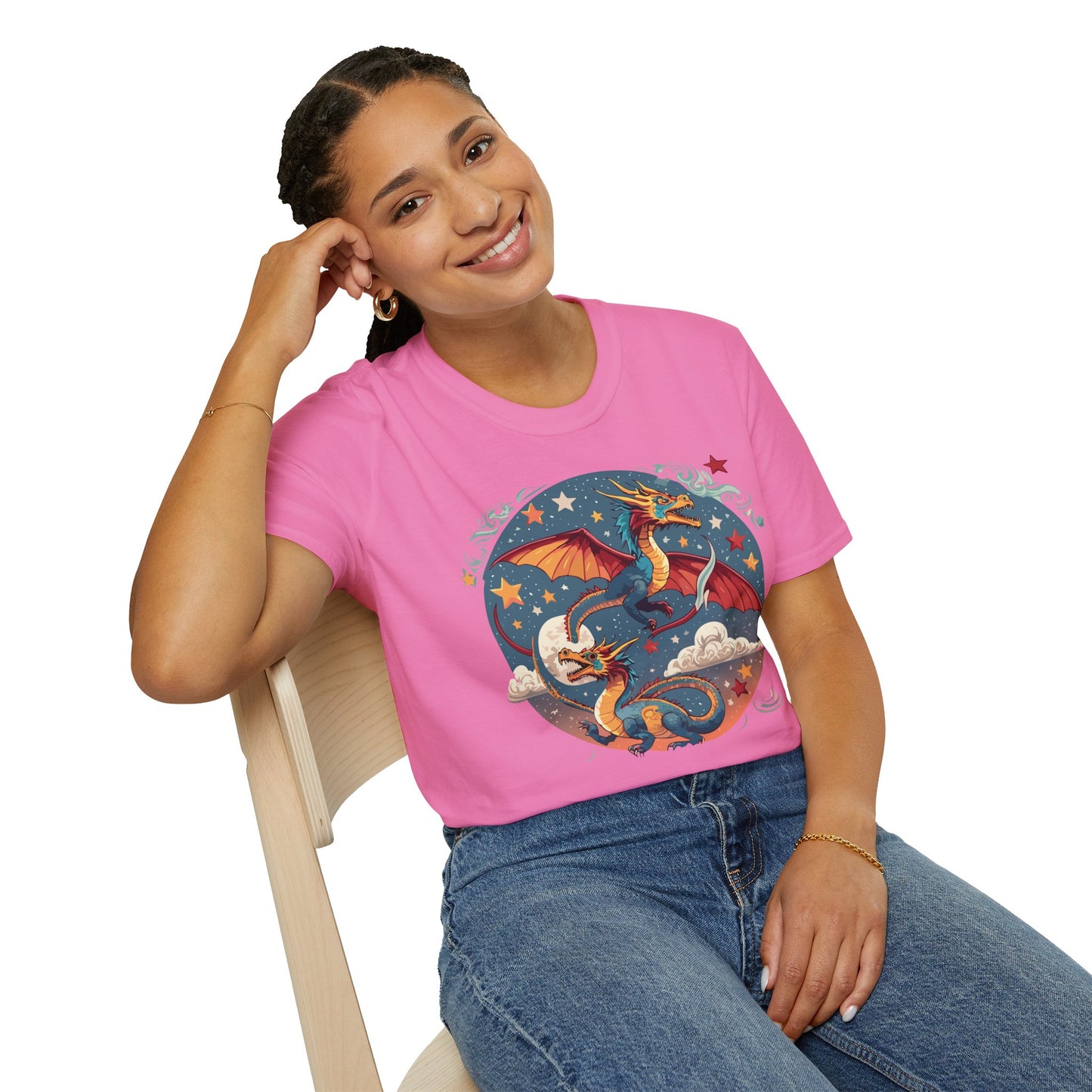 Dragon T Shirt, Dragon Shirt, Shirt with Animals, Animal Shirt