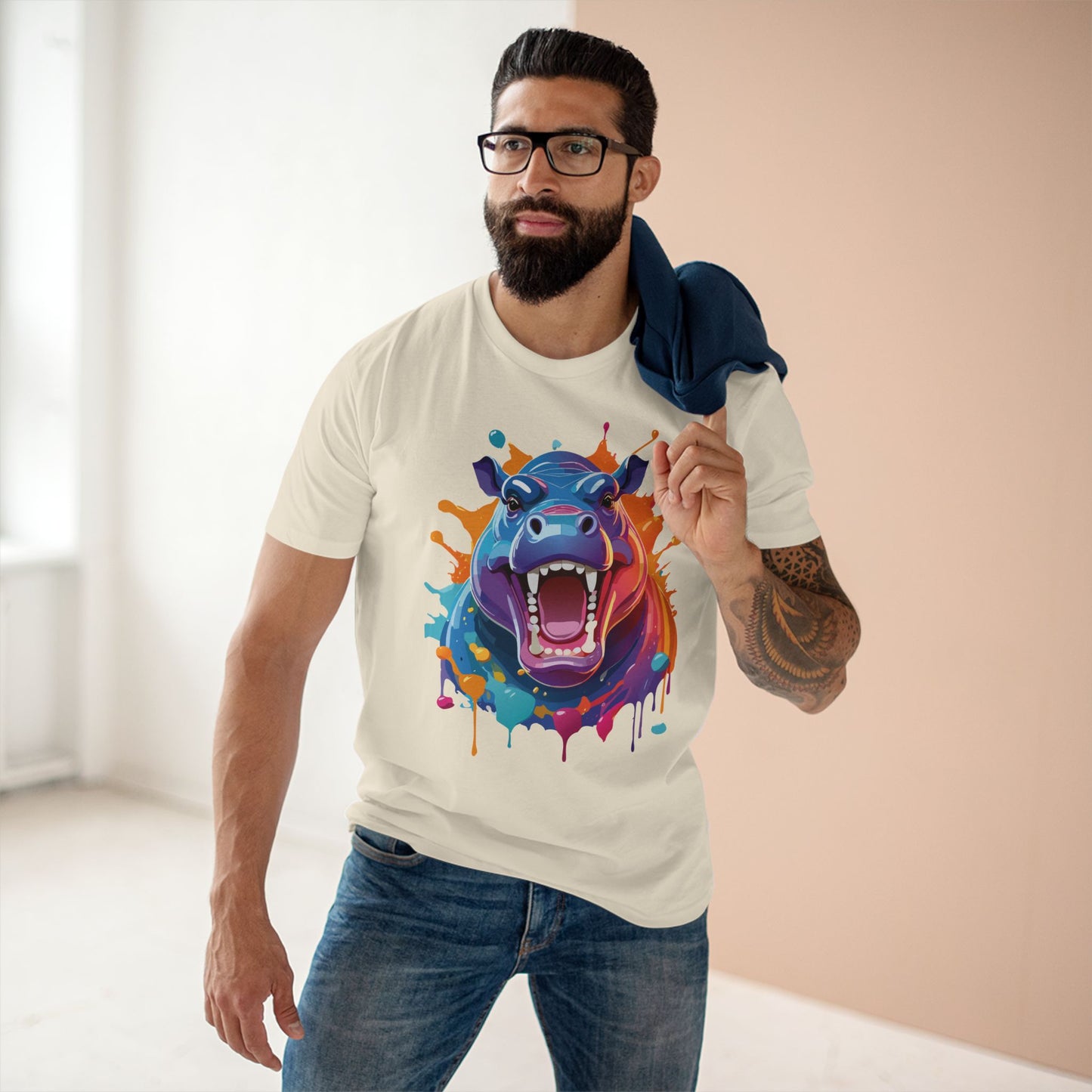 Animal Shirt, Hippo Shirt - SudokuS