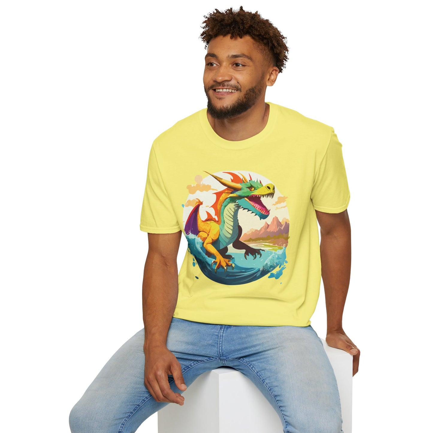 Dragon T Shirt, Dragon Shirt, Shirt with Animals, Animal Shirt