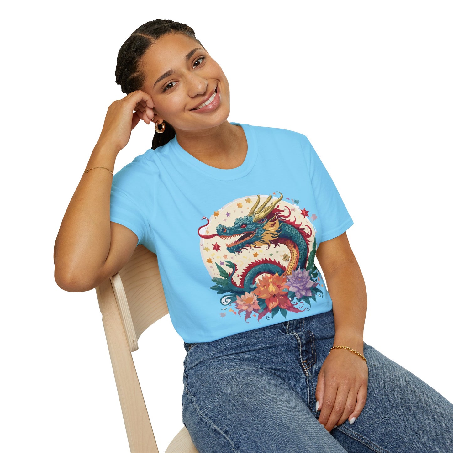 Dragon T Shirt, Dragon Shirt, Shirt with Animals, Animal Shirt