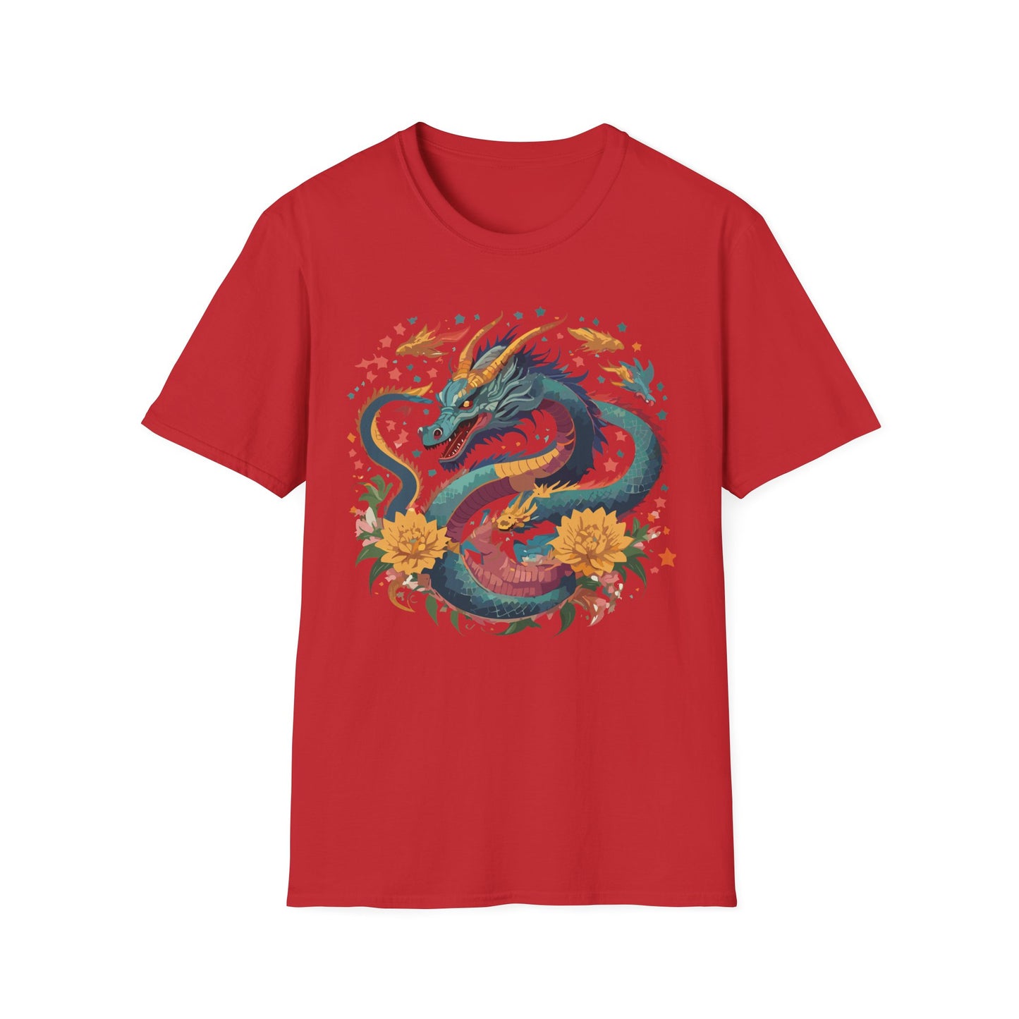 Dragon T Shirt, Dragon Shirt, Shirt with Animals, Animal Shirt