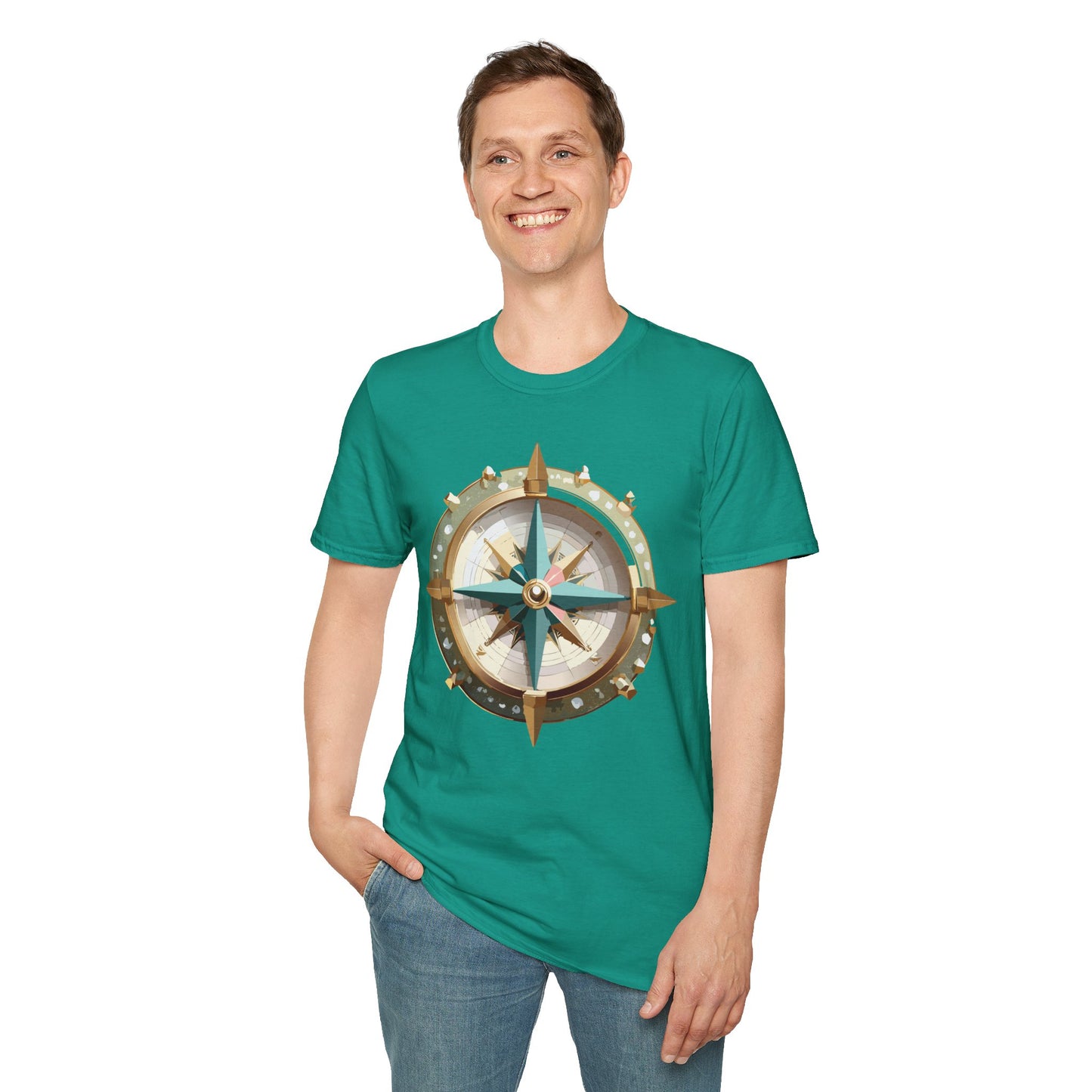 Compass T Shirt, Compass Shirt, Shirt with Compass, Navigator Shirt