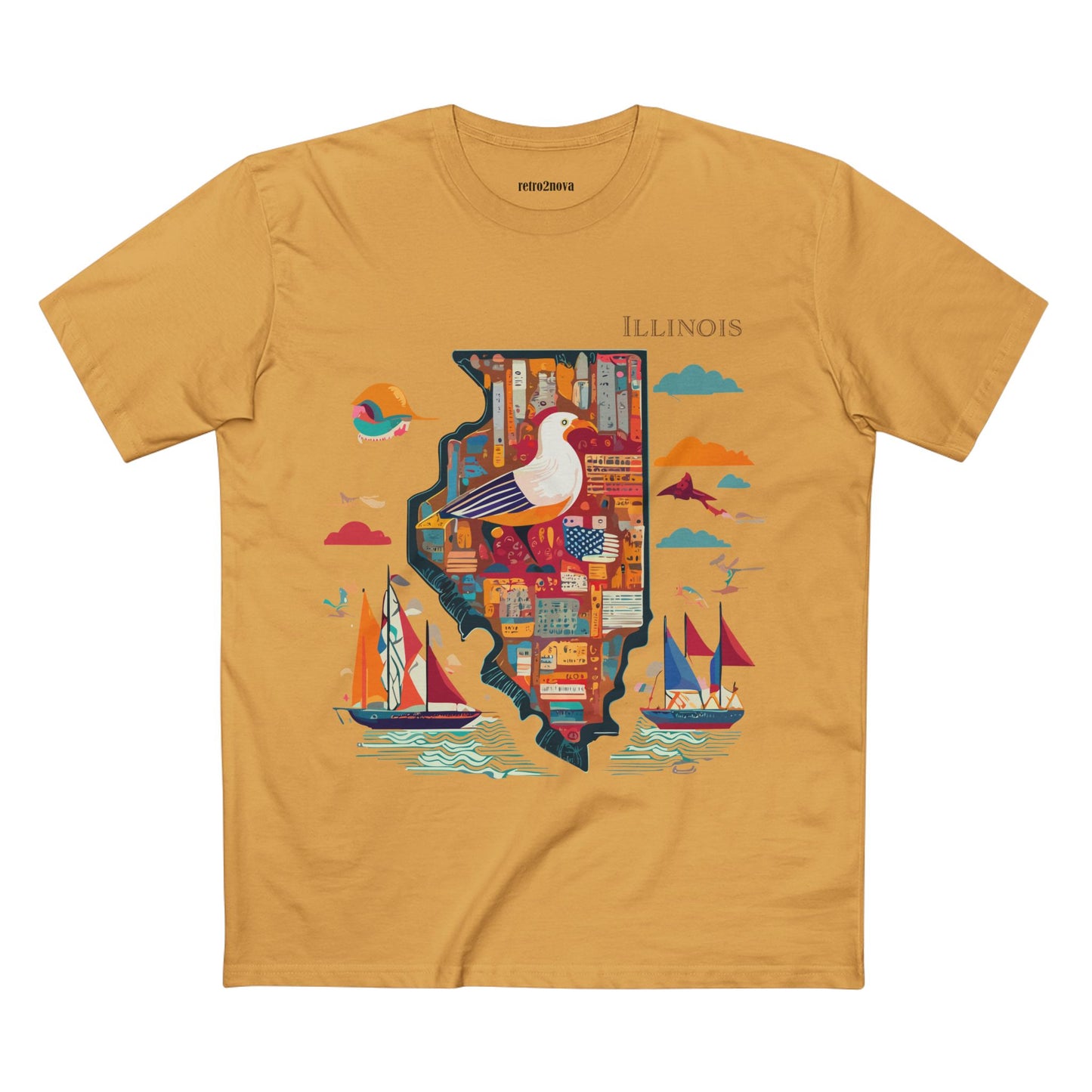 US State Shirts, Illinois Shirt