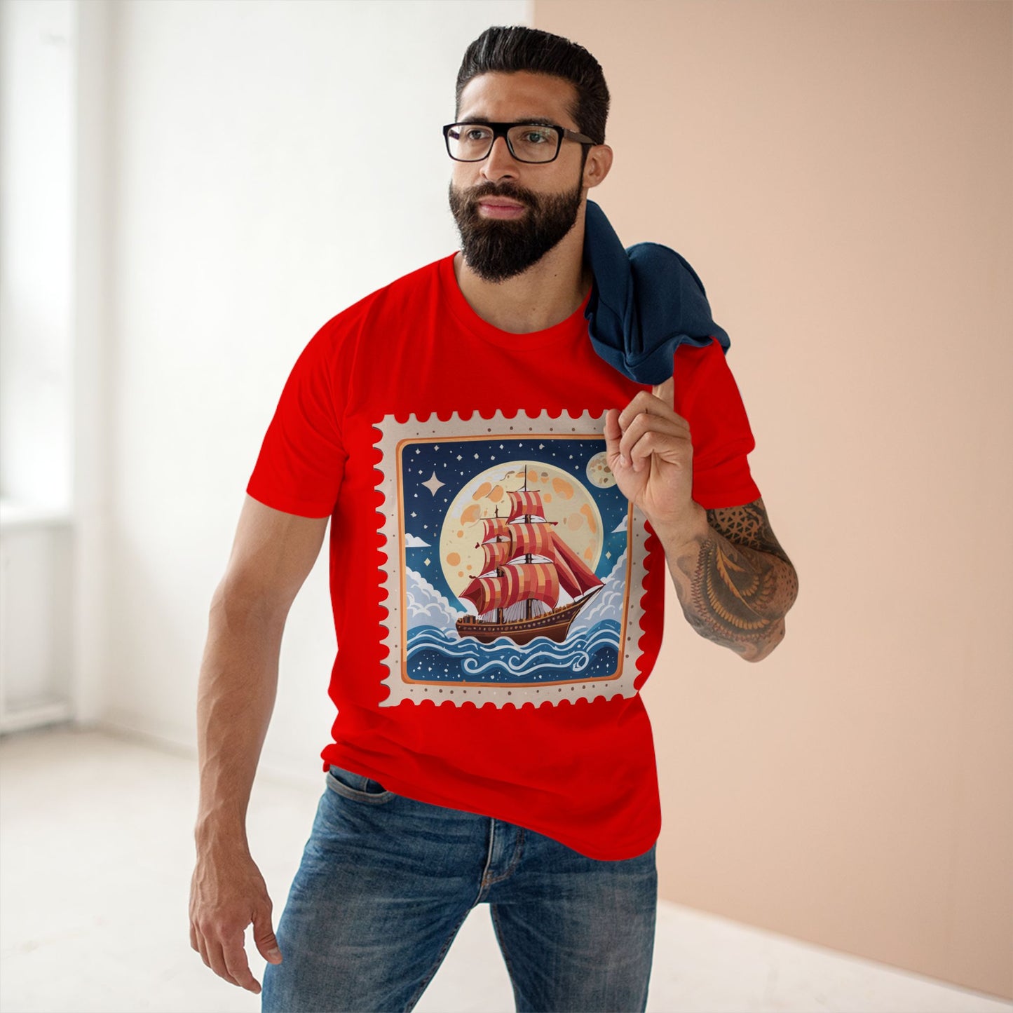 Stamp Shirt, Postage Stamp Shirt
