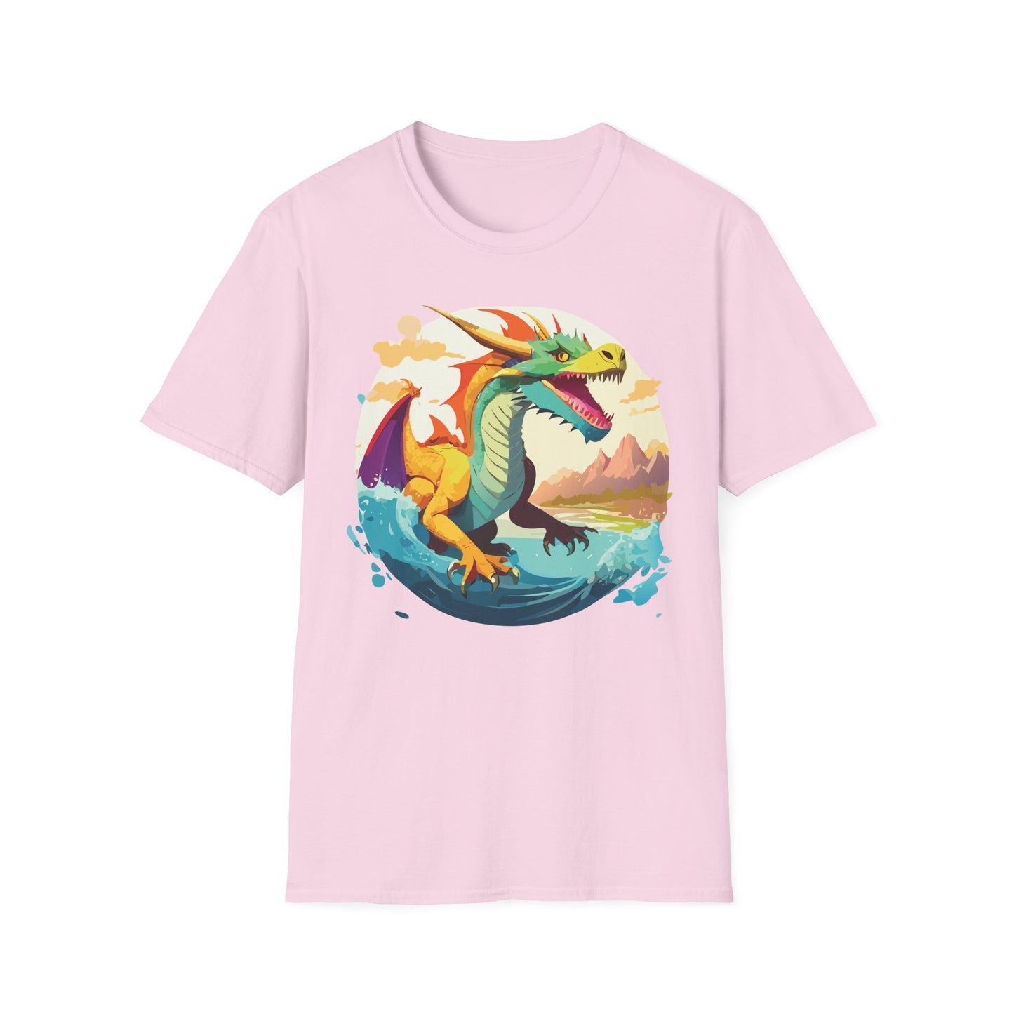 Dragon T Shirt, Dragon Shirt, Shirt with Animals, Animal Shirt